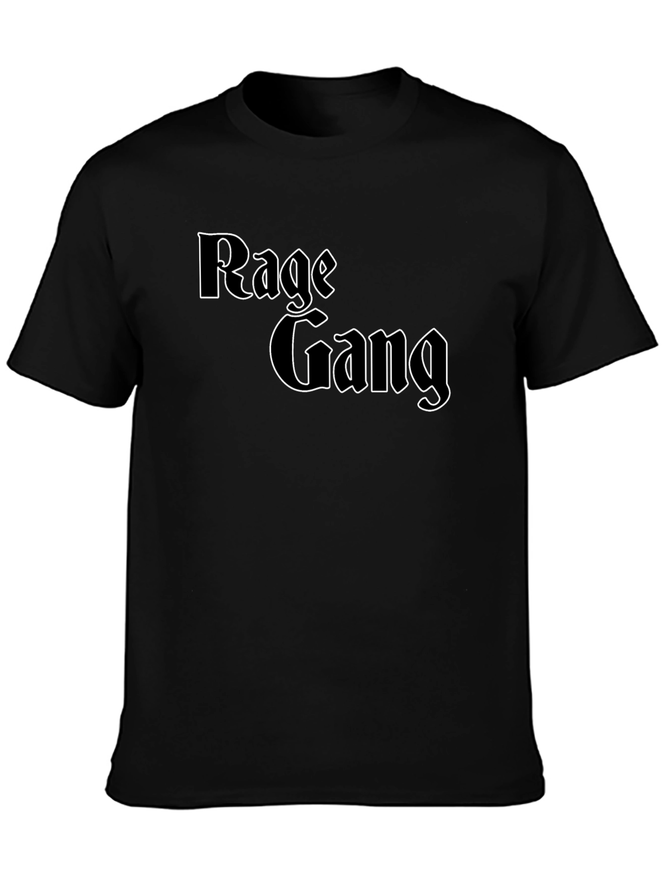 Rage Gang Black Graphic T-Shirt