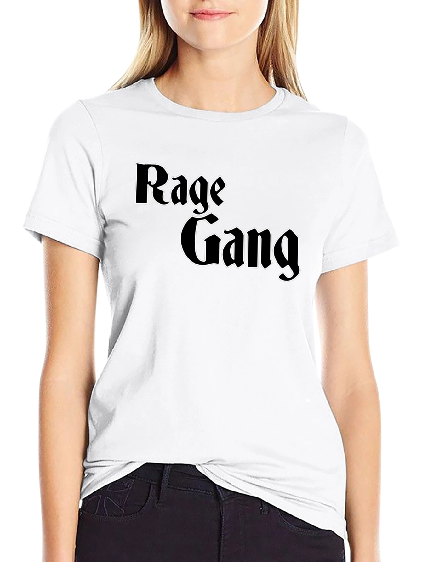 Rage Gang Black Graphic T-Shirt