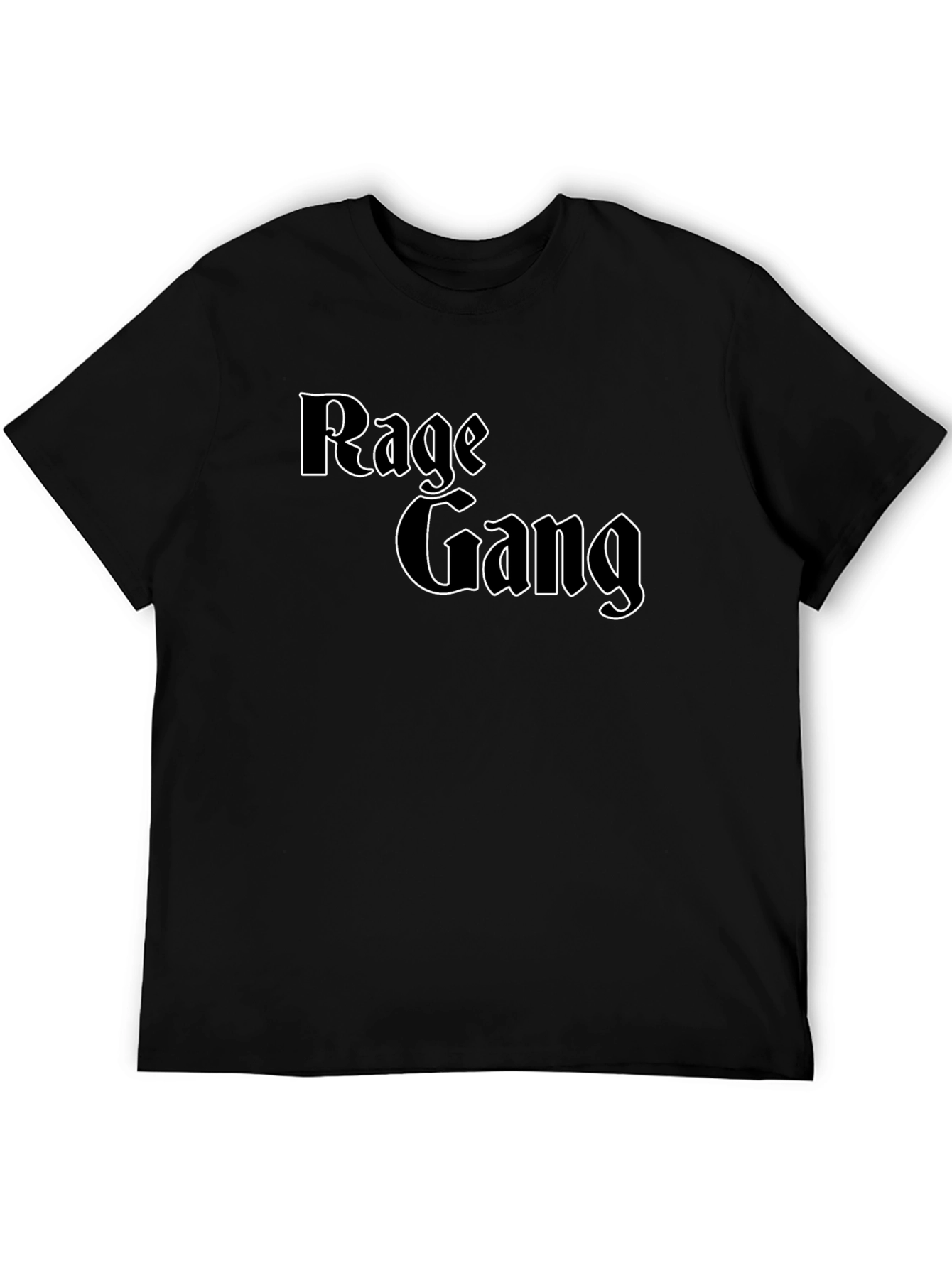 Rage Gang Black Graphic T-Shirt