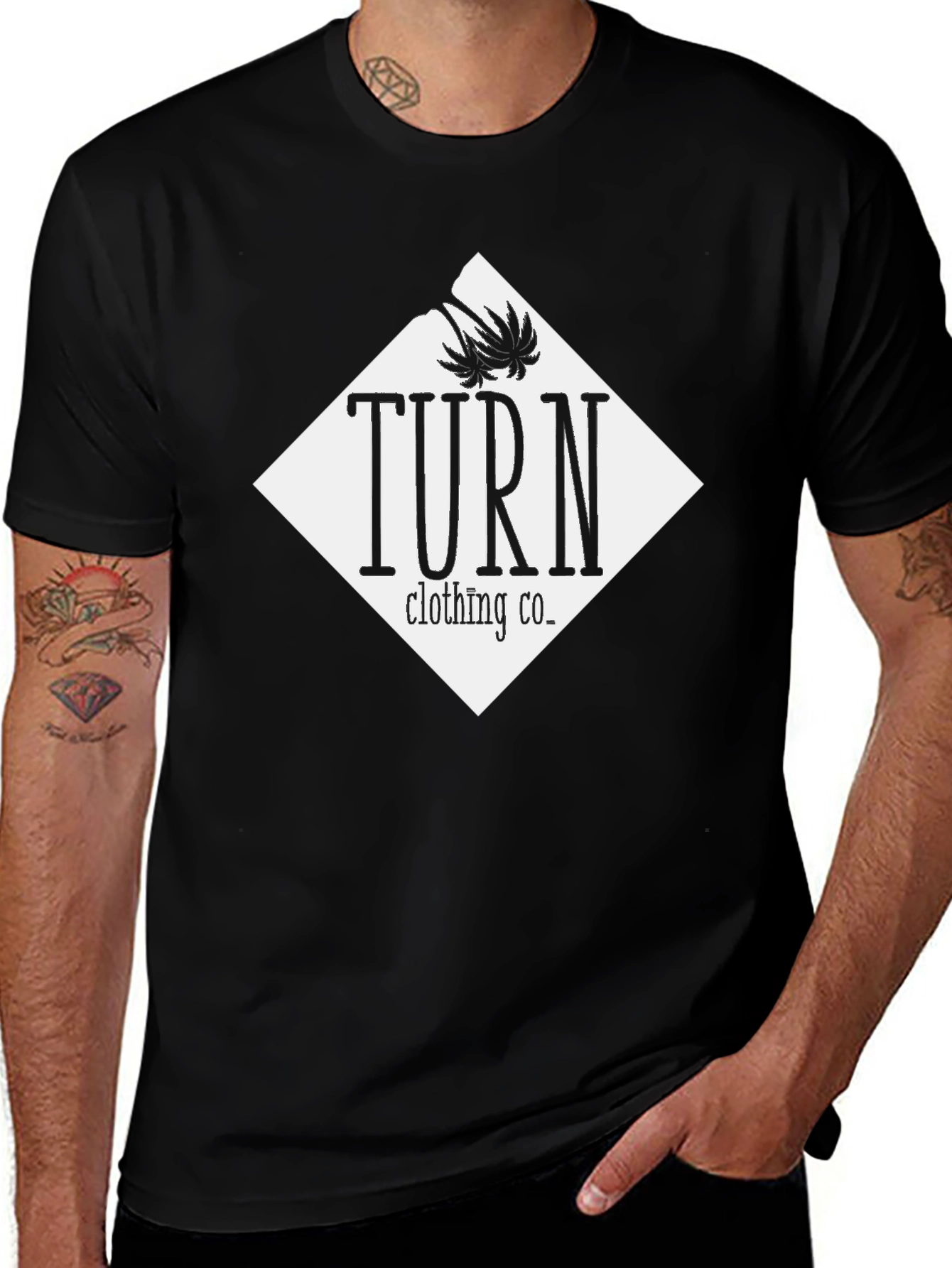 Turn Clothing Co. Black T-Shirt