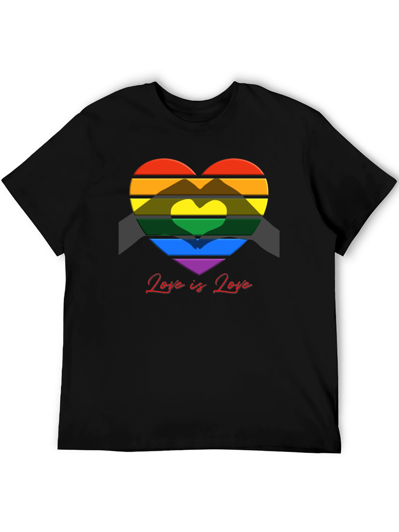 Love is Love Rainbow Heart T-Shirt