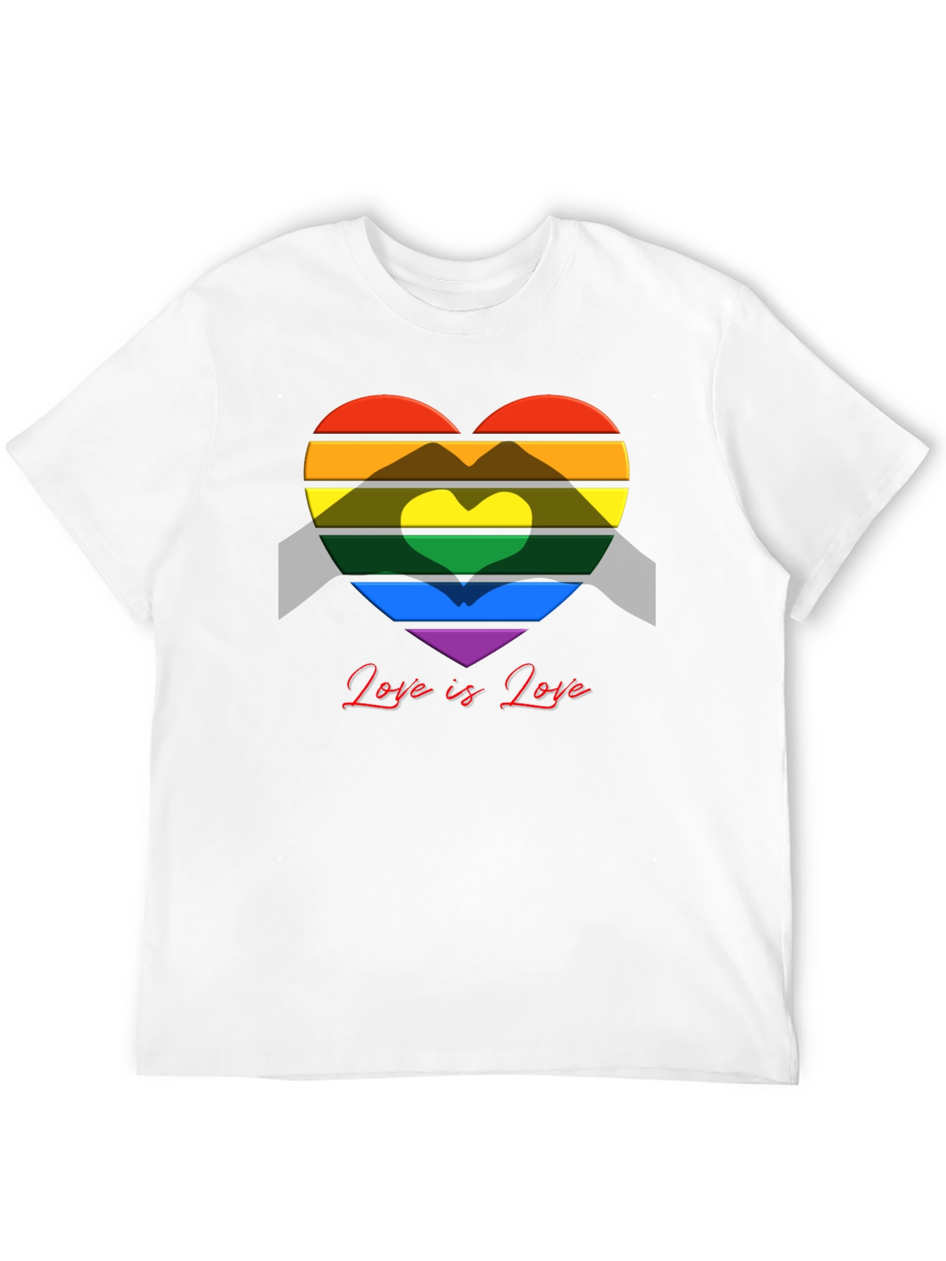 Love is Love Rainbow Heart T-Shirt