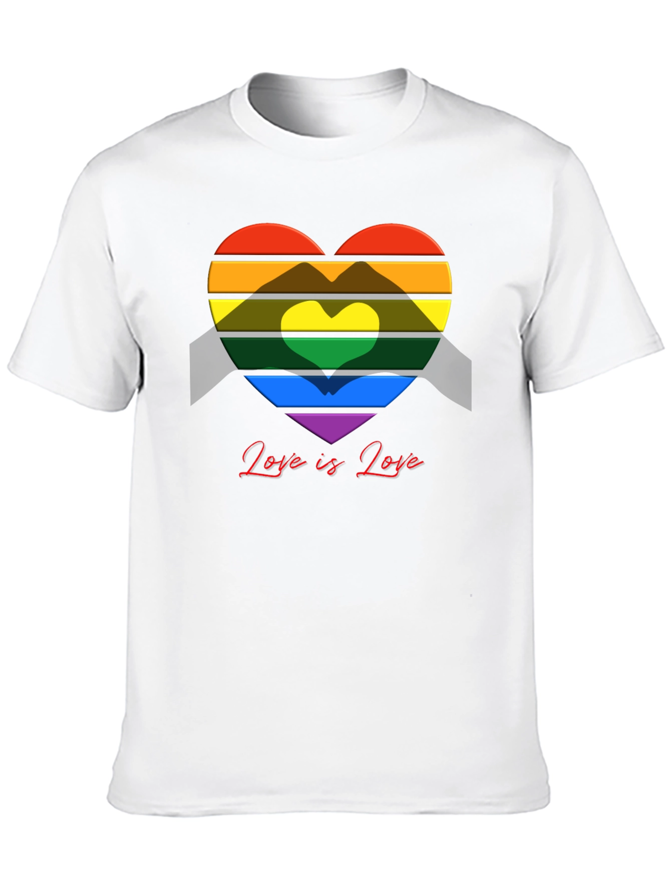 Love is Love Rainbow Heart T-Shirt