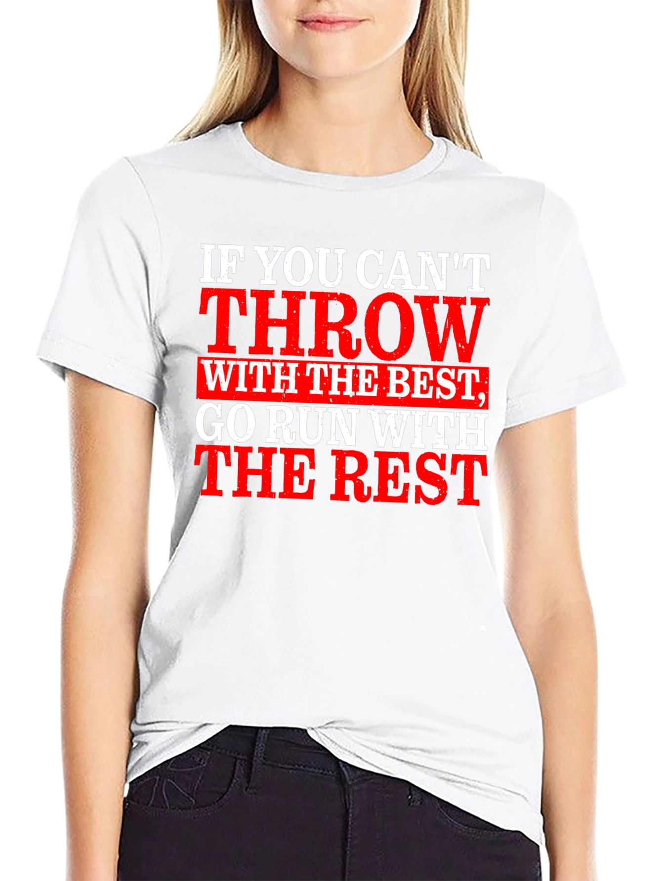 Funny Throwing and Running T-Shirt