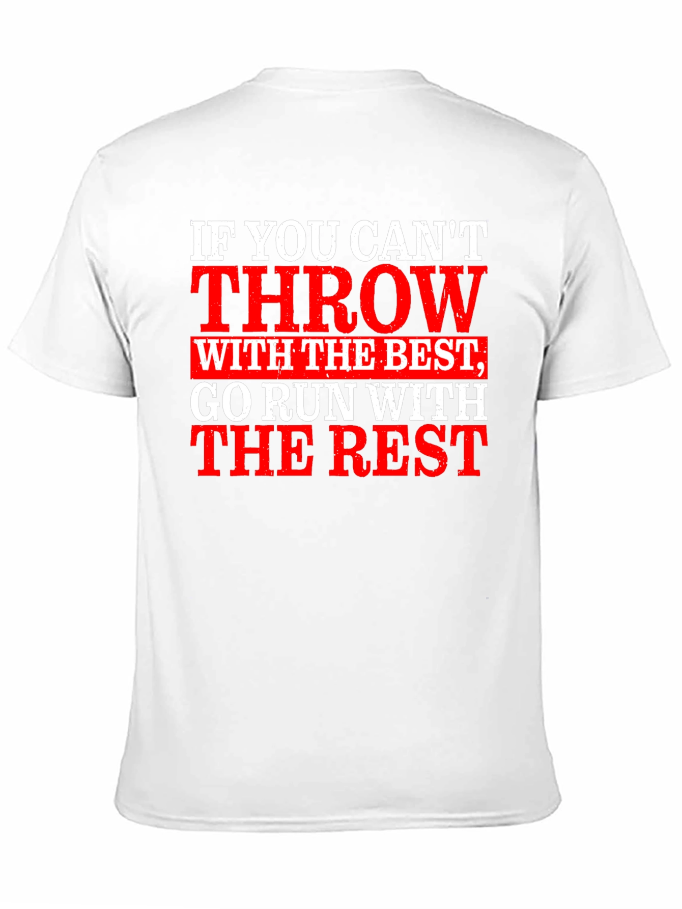 Funny Throwing and Running T-Shirt