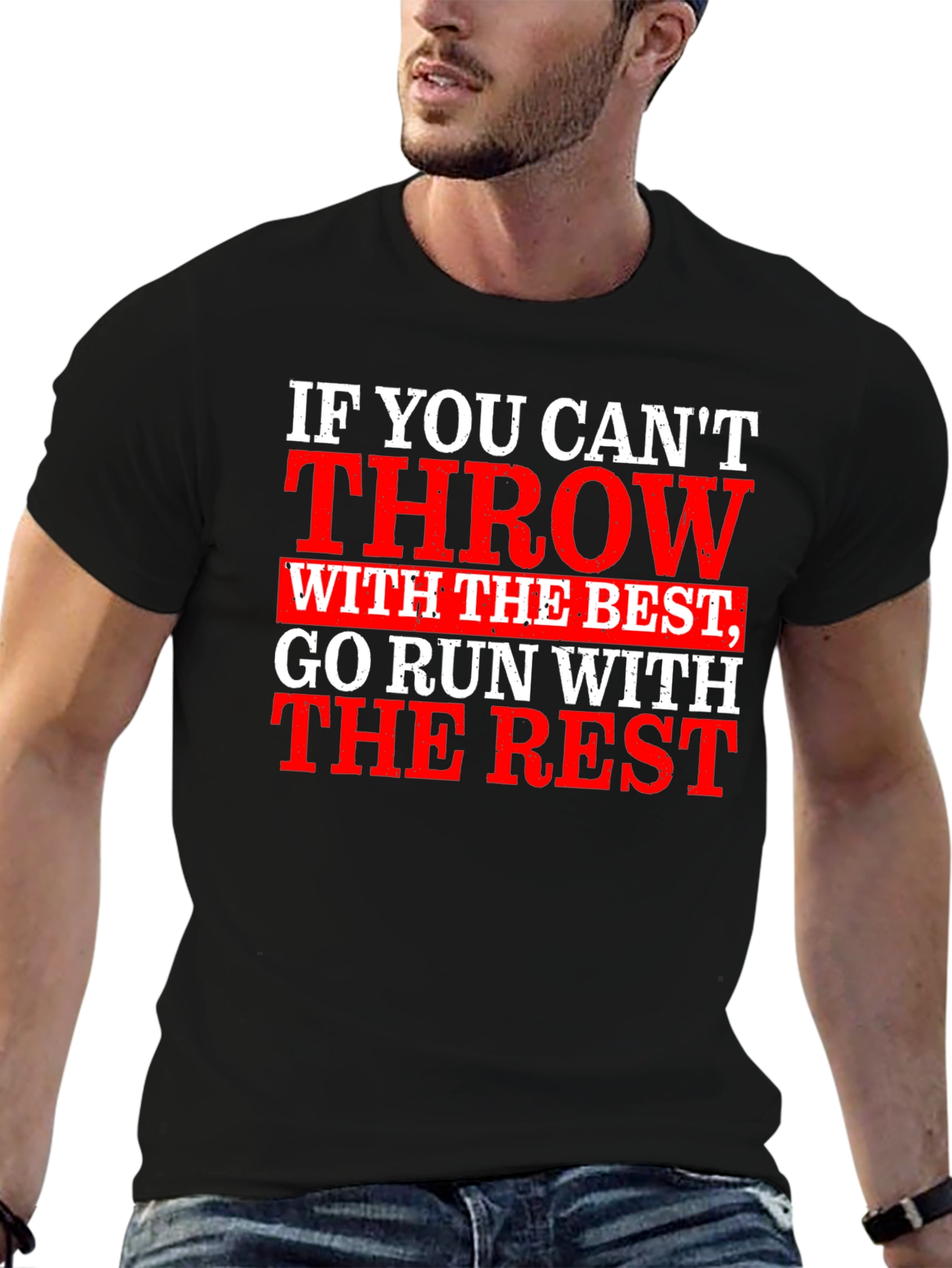 Funny Throwing and Running T-Shirt