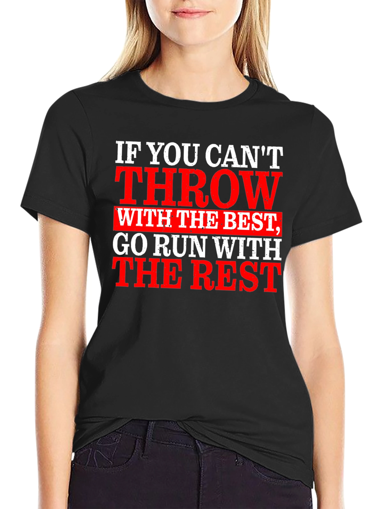 Funny Throwing and Running T-Shirt