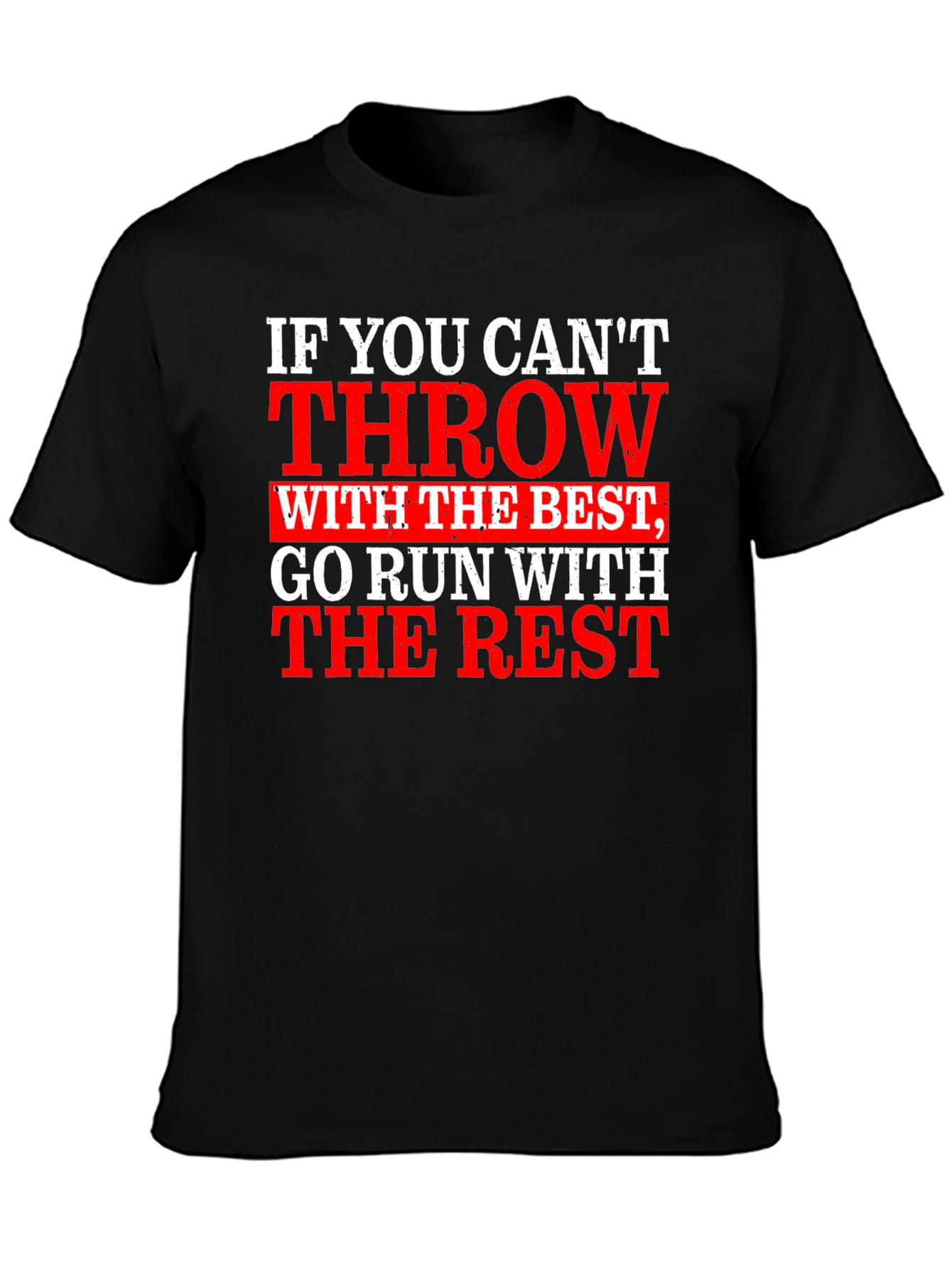 Funny Throwing and Running T-Shirt