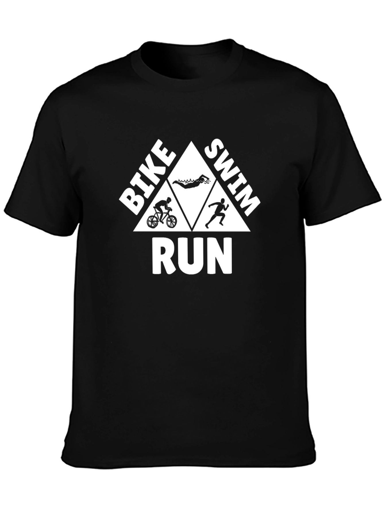 Triathlon T-Shirt: Bike Swim Run Sport Tee
