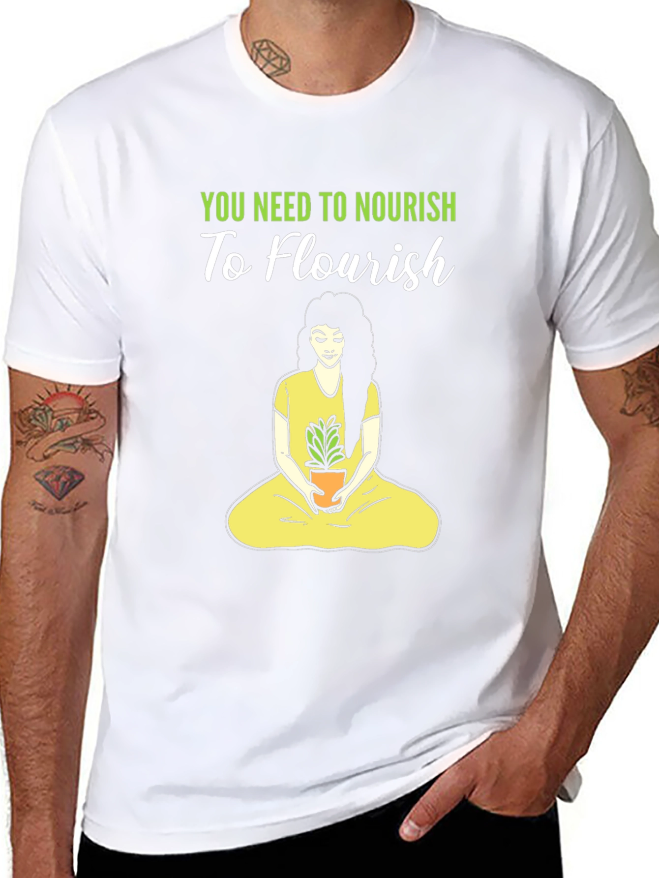 Nourish to Flourish Graphic Tee