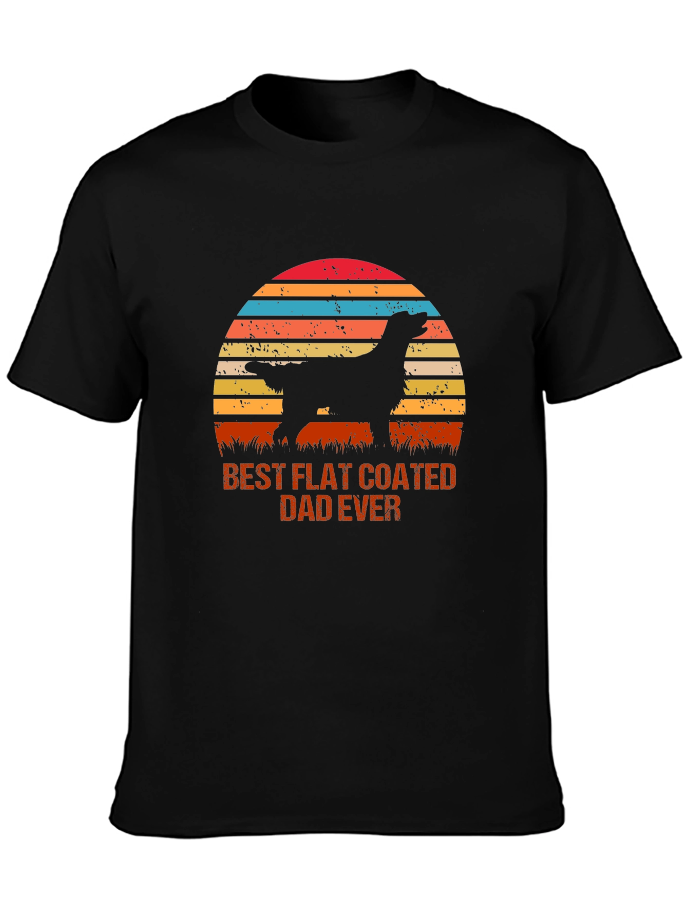 Best Flat Coated Dad Ever T-Shirt