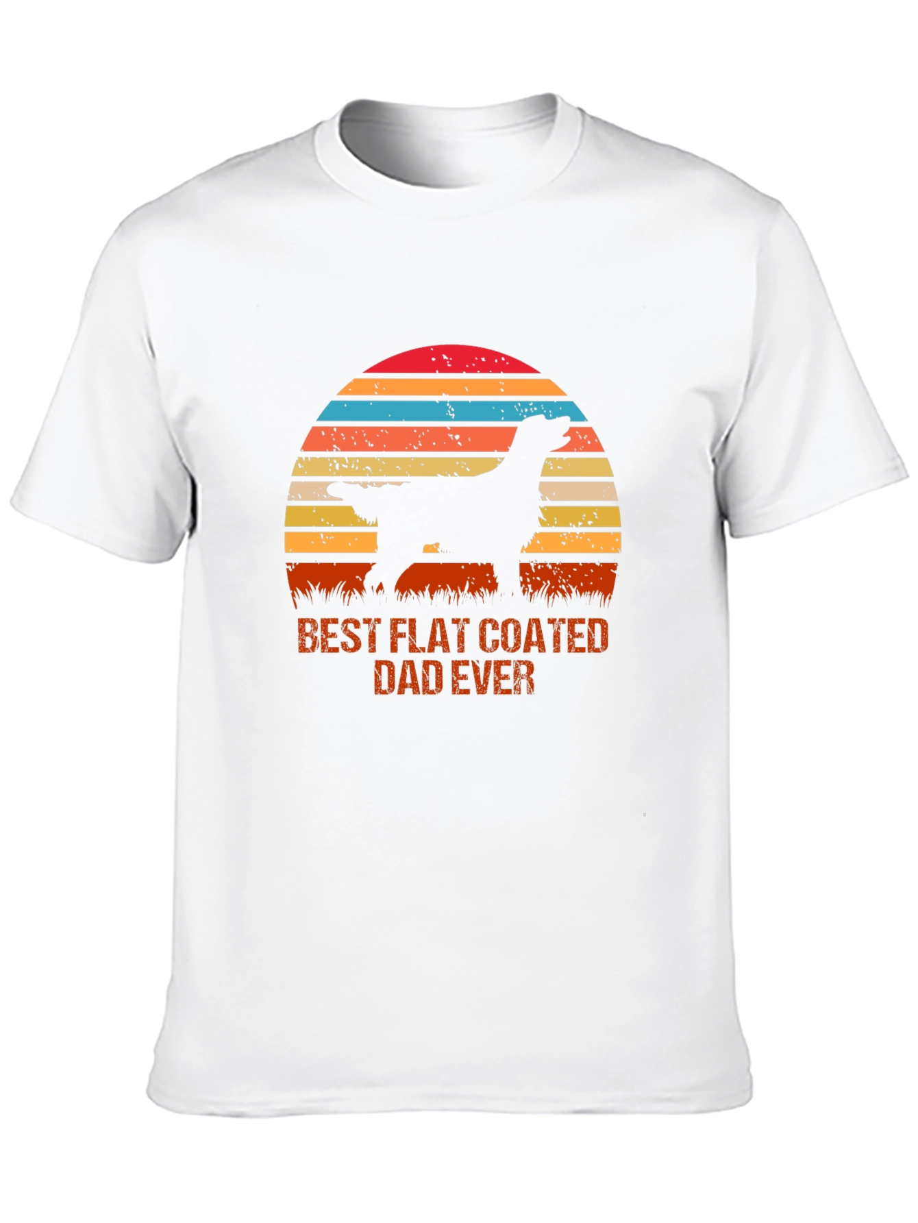 Best Flat Coated Dad Ever T-Shirt