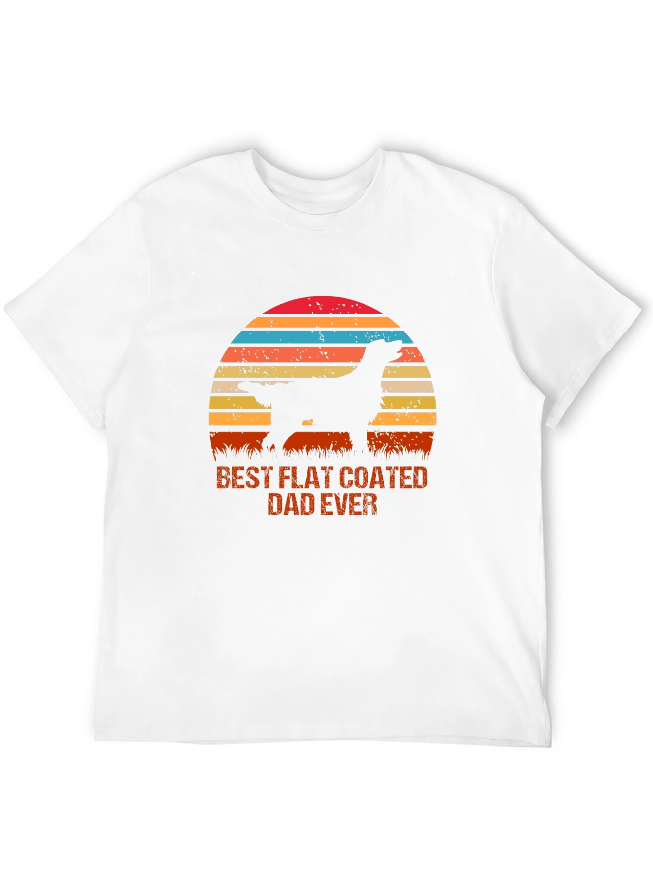 Best Flat Coated Dad Ever T-Shirt