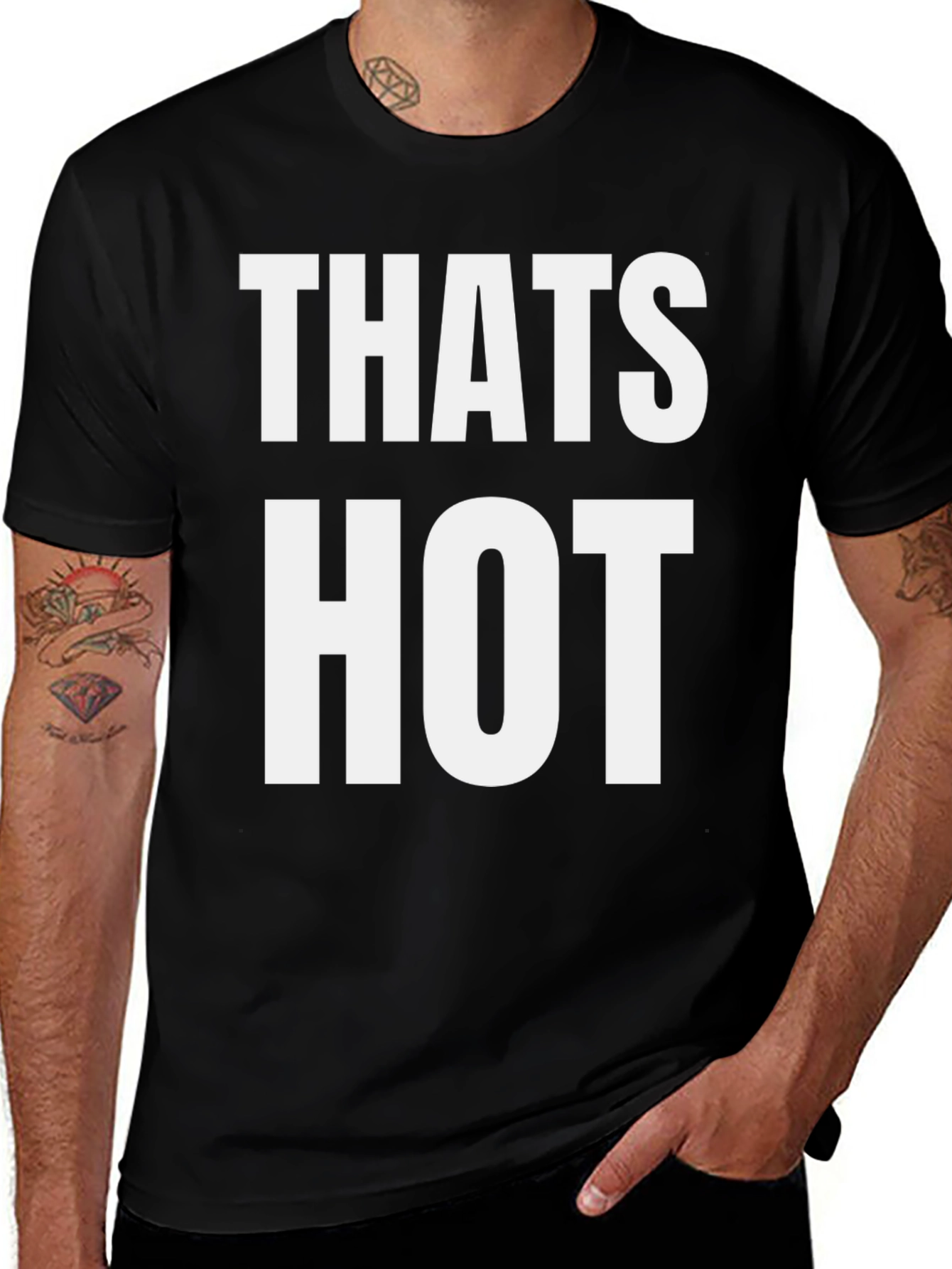 Thats Hot! Graphic Tee - Unisex Black T-Shirt