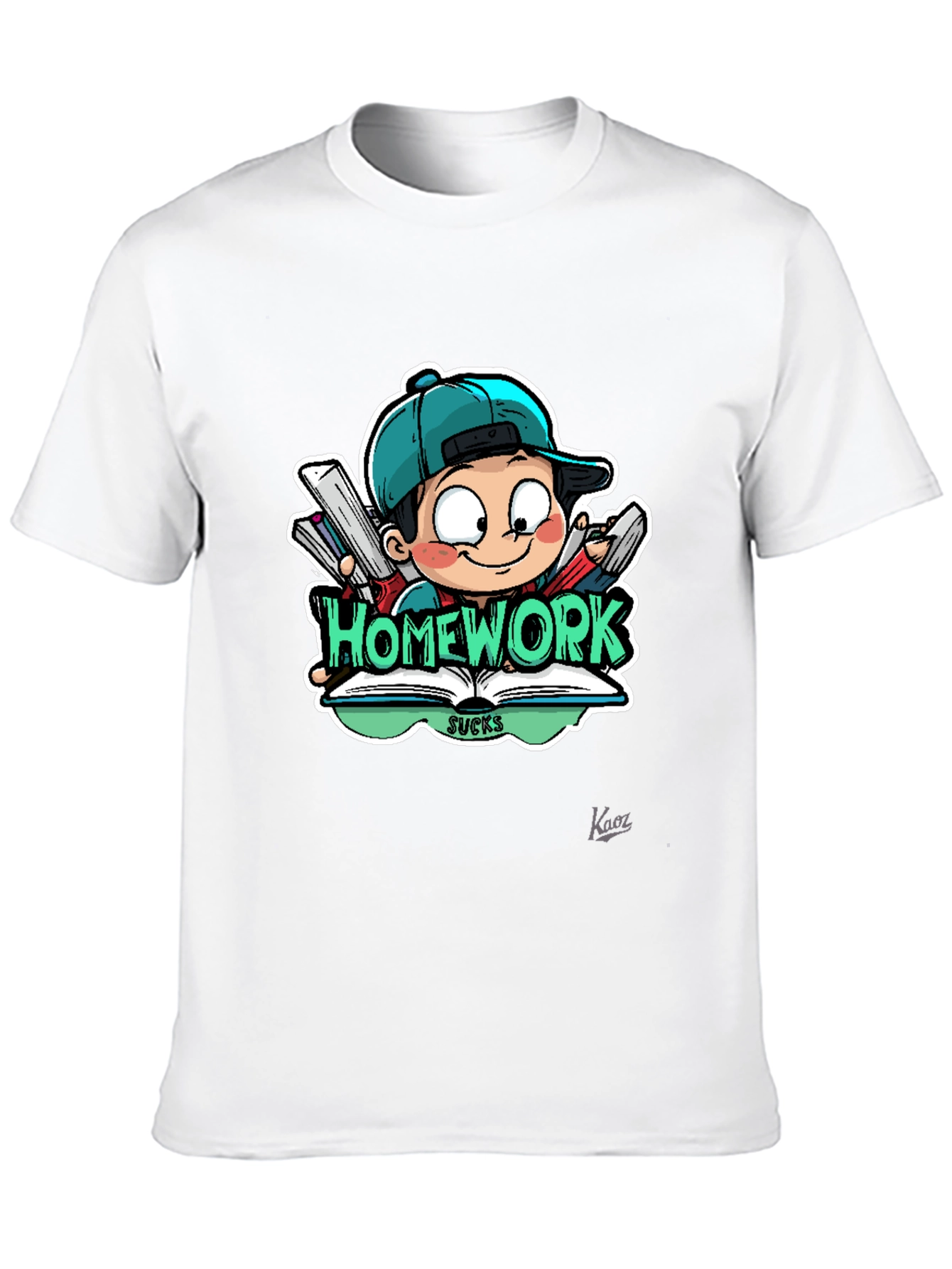 Homework Sucks T-Shirt - Student Life Tee