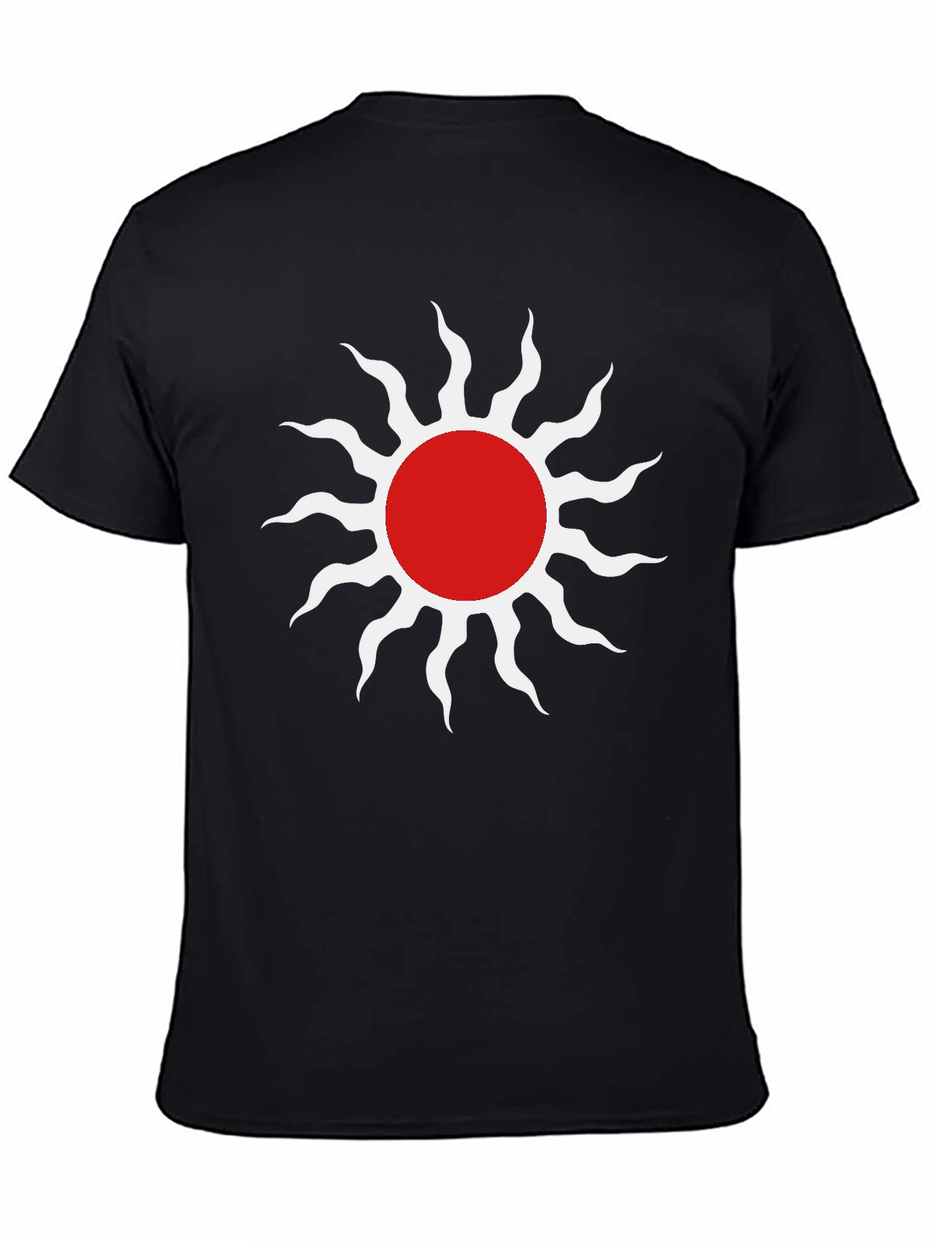 Sun Graphic Tee - Stylish Black T-Shirt