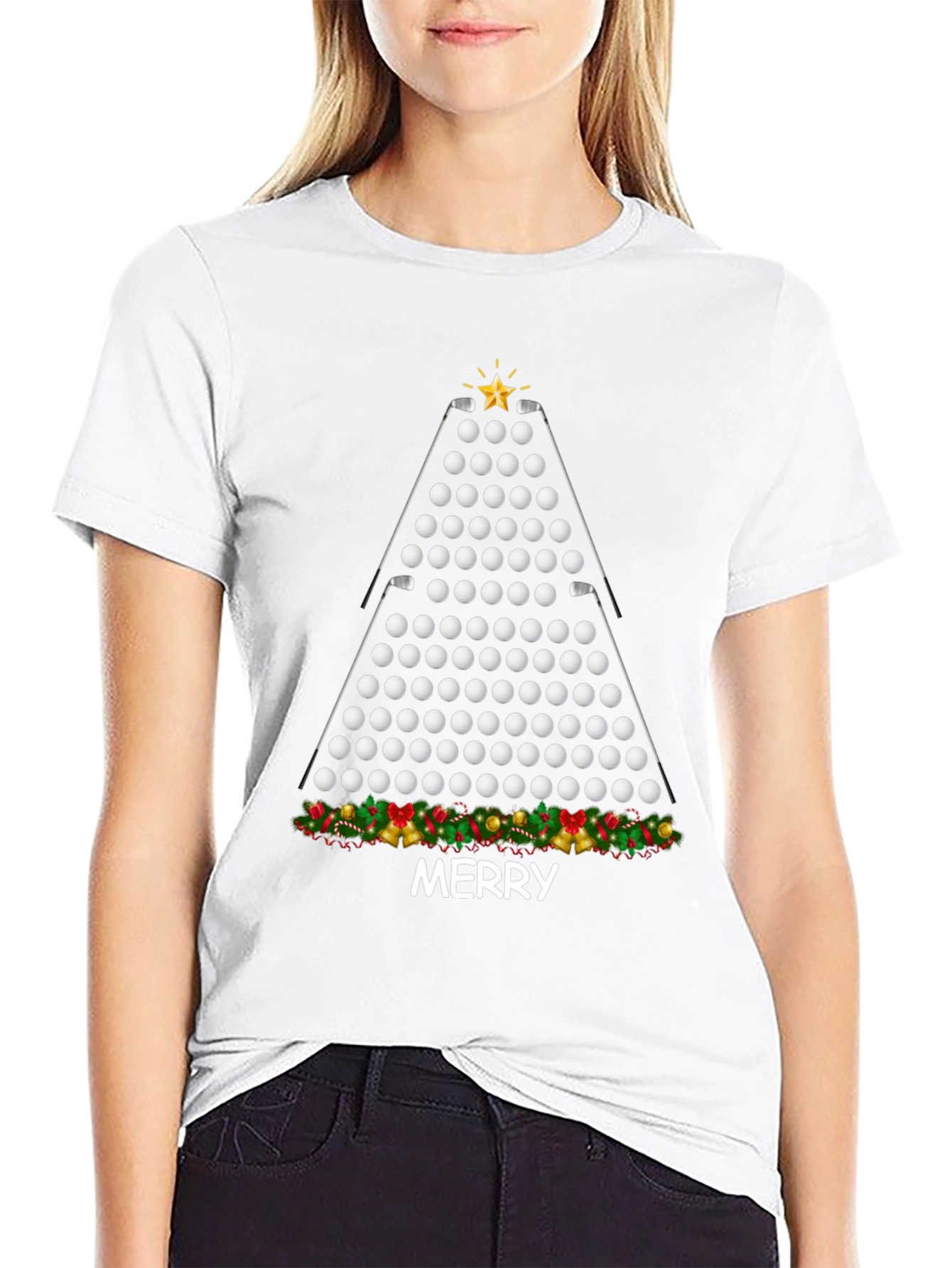 Festive Billiards Christmas Tree T-Shirt