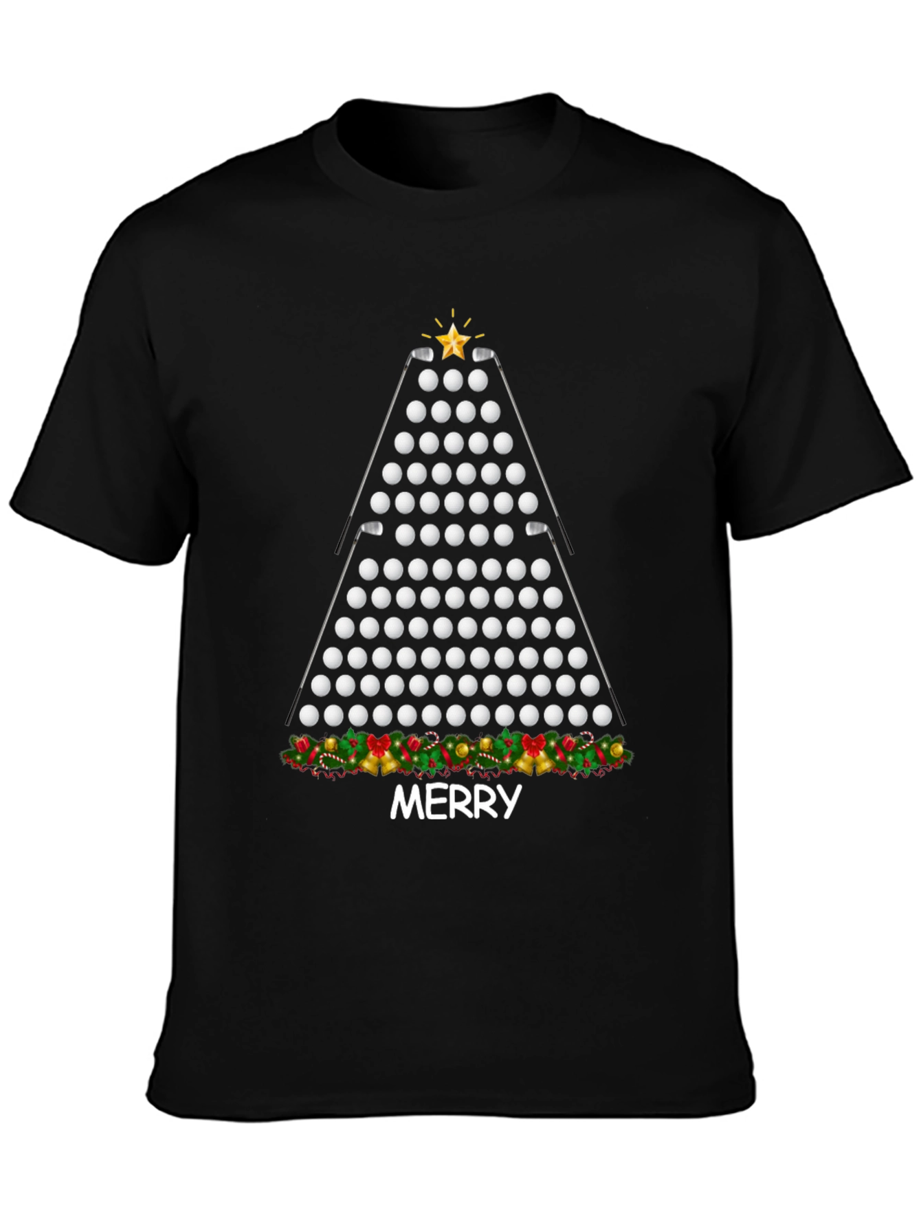 Festive Billiards Christmas Tree T-Shirt