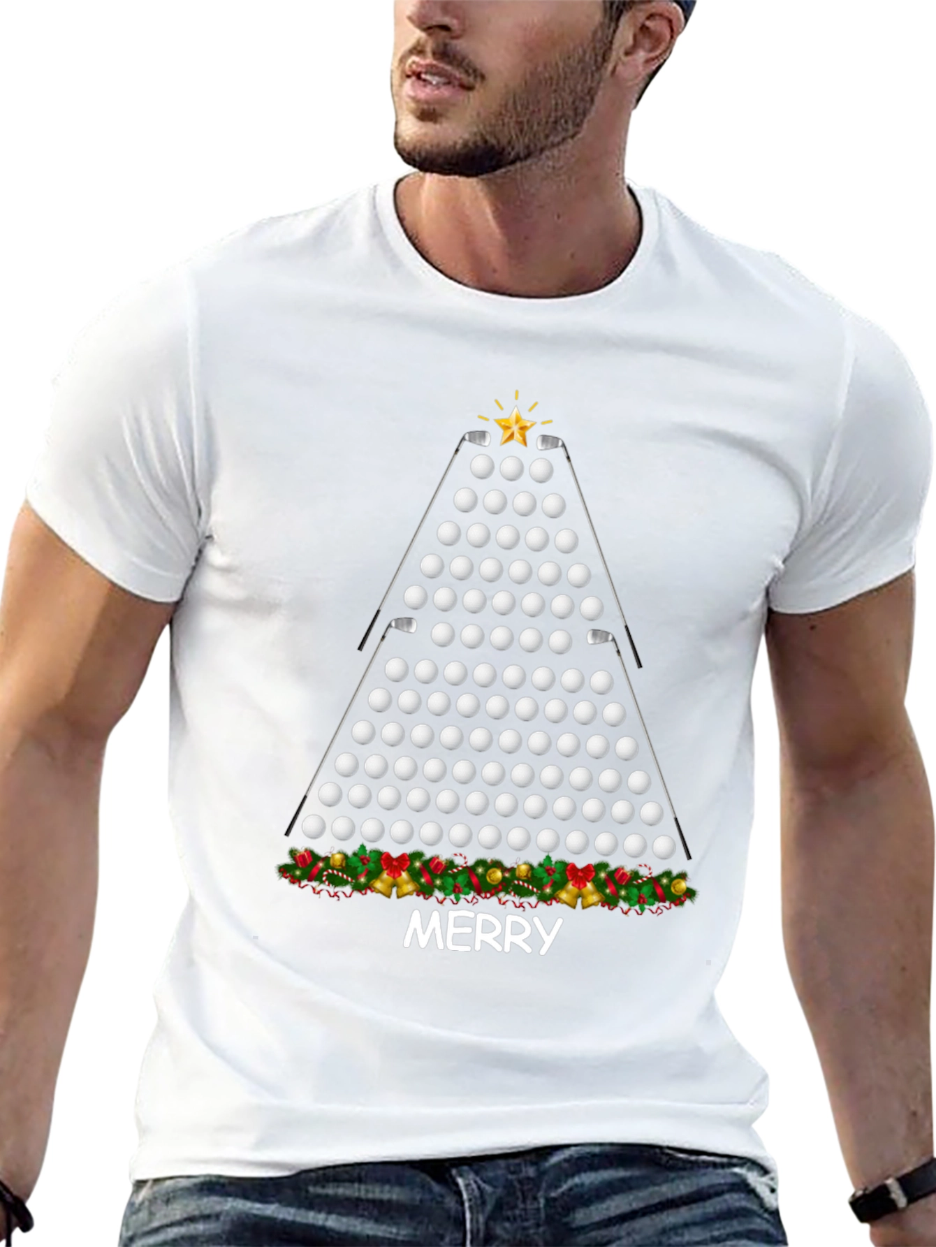 Festive Billiards Christmas Tree T-Shirt