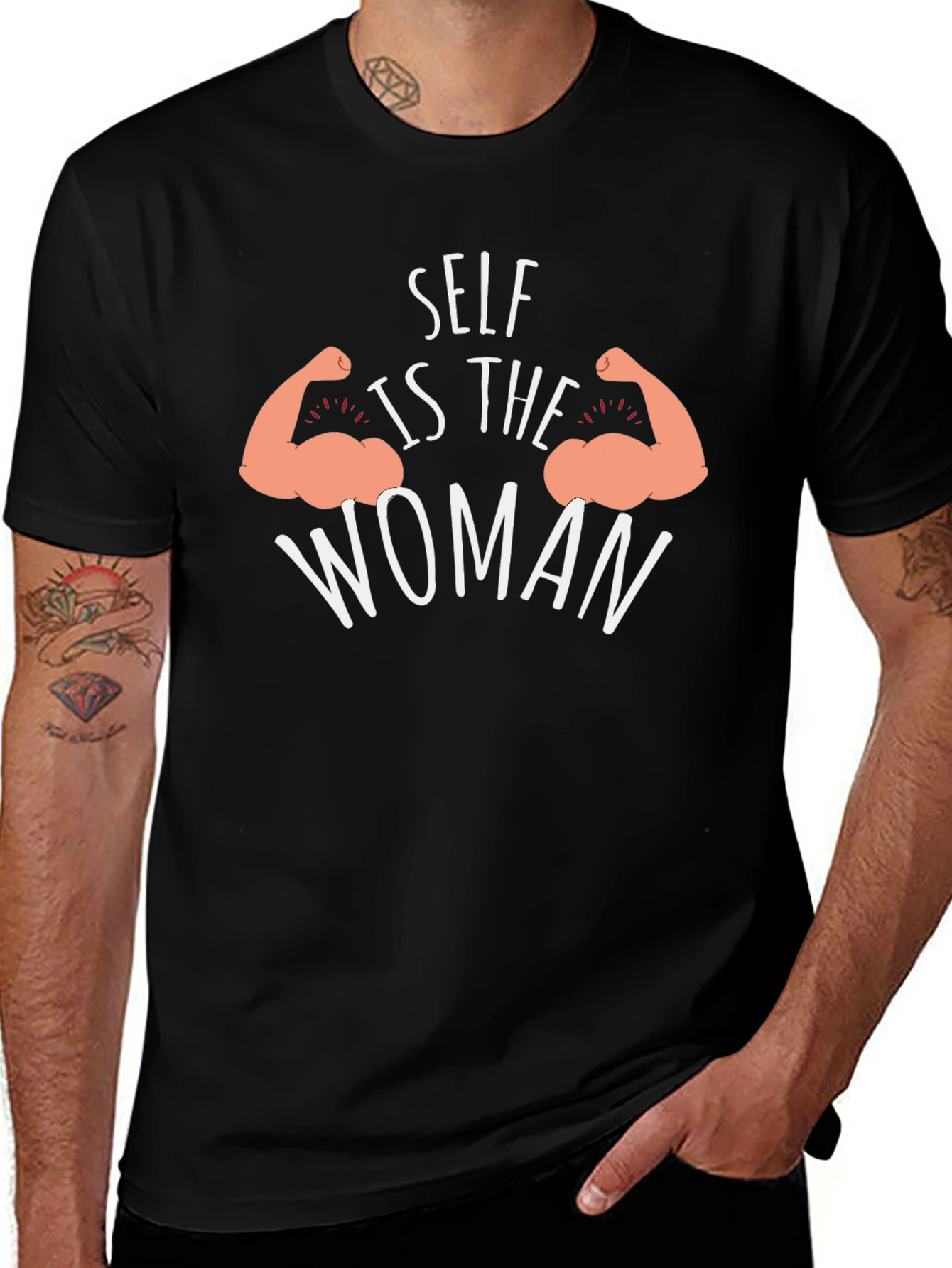 Self-Made Woman Graphic Tee - Empowerment T-Shirt