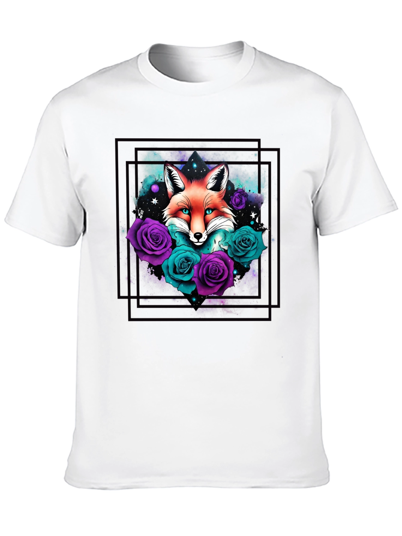 Mystic Fox & Roses Graphic Tee