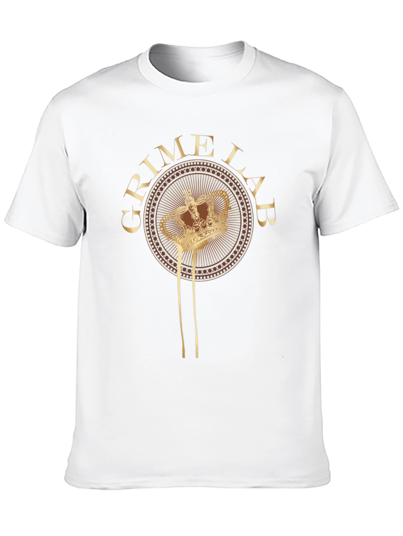 Grime Lab Crown Graphic Tee - Mens Black T-Shirt