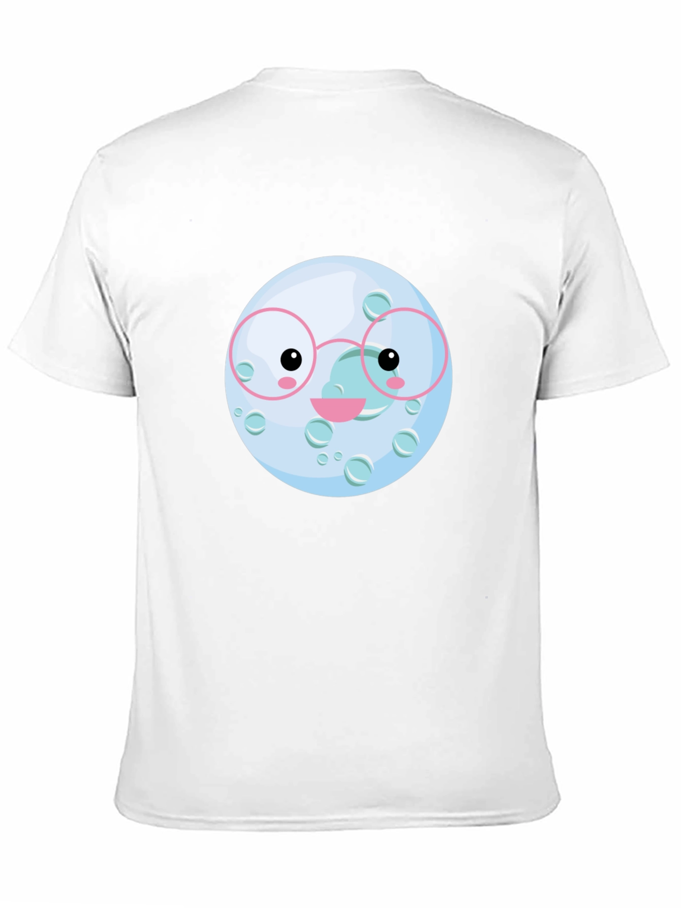 Cute Moon Face T-Shirt - Soft Cotton Tee