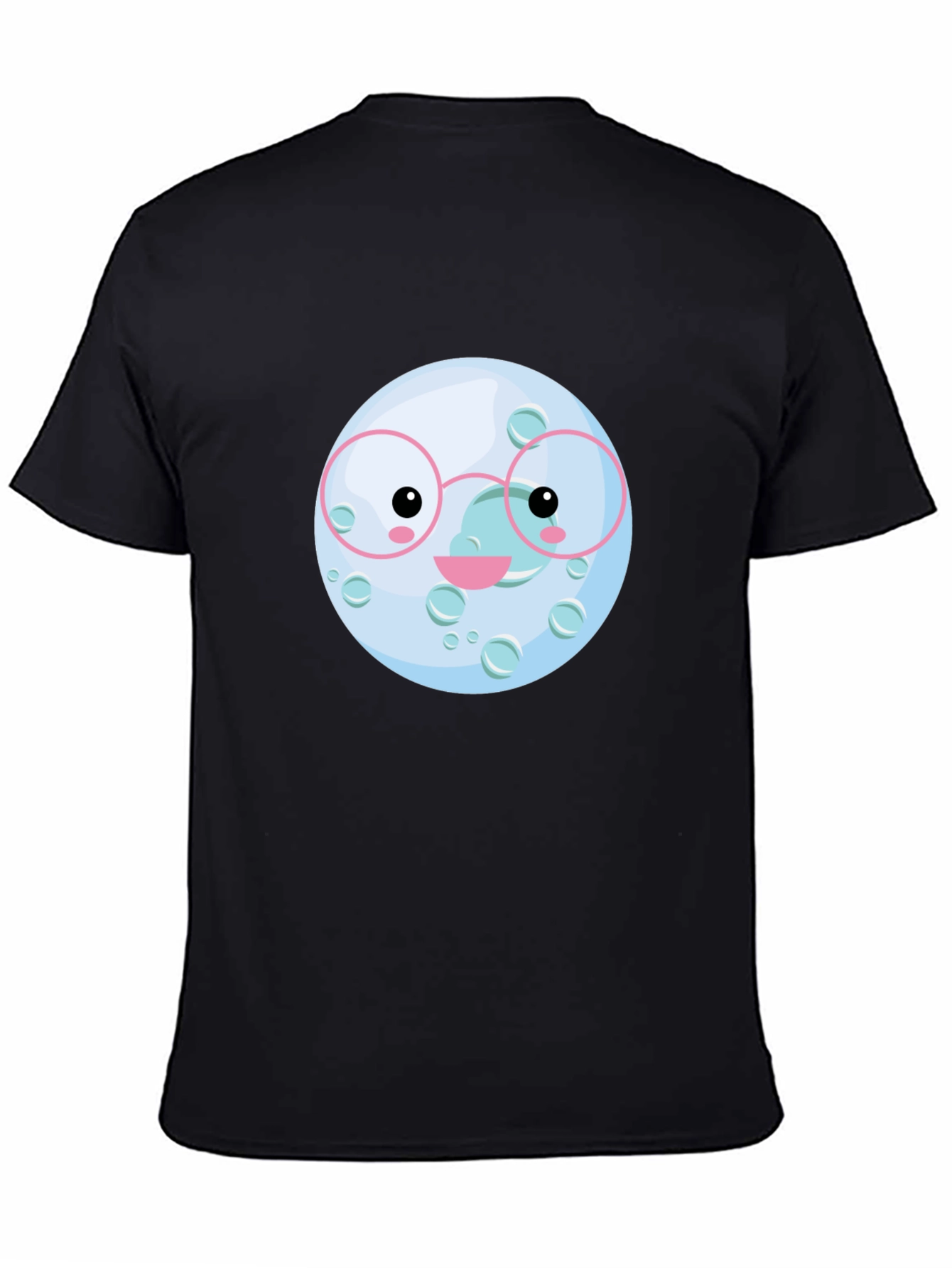 Cute Moon Face T-Shirt - Soft Cotton Tee