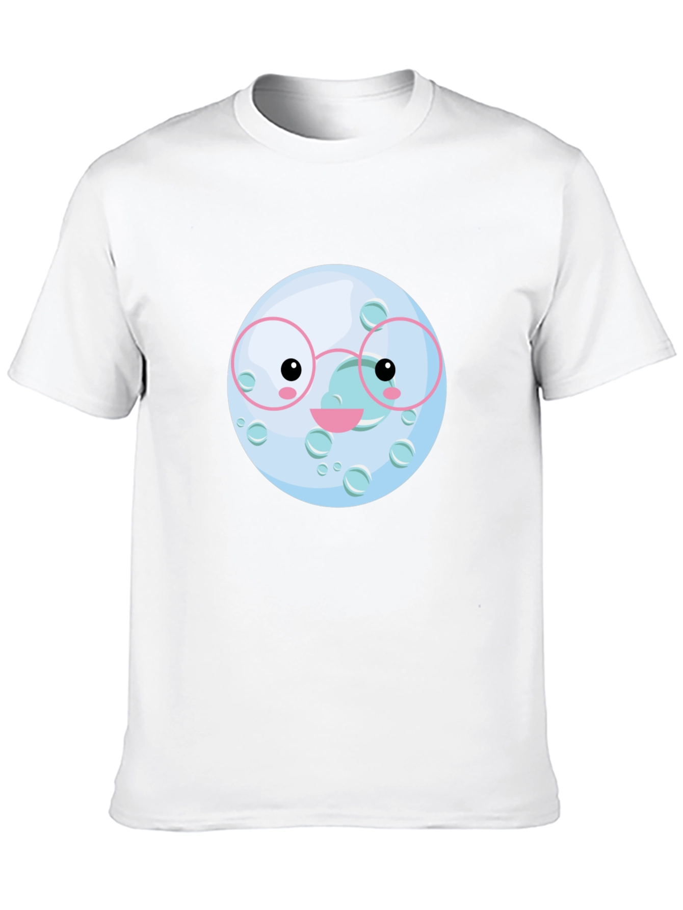 Cute Moon Face T-Shirt - Soft Cotton Tee