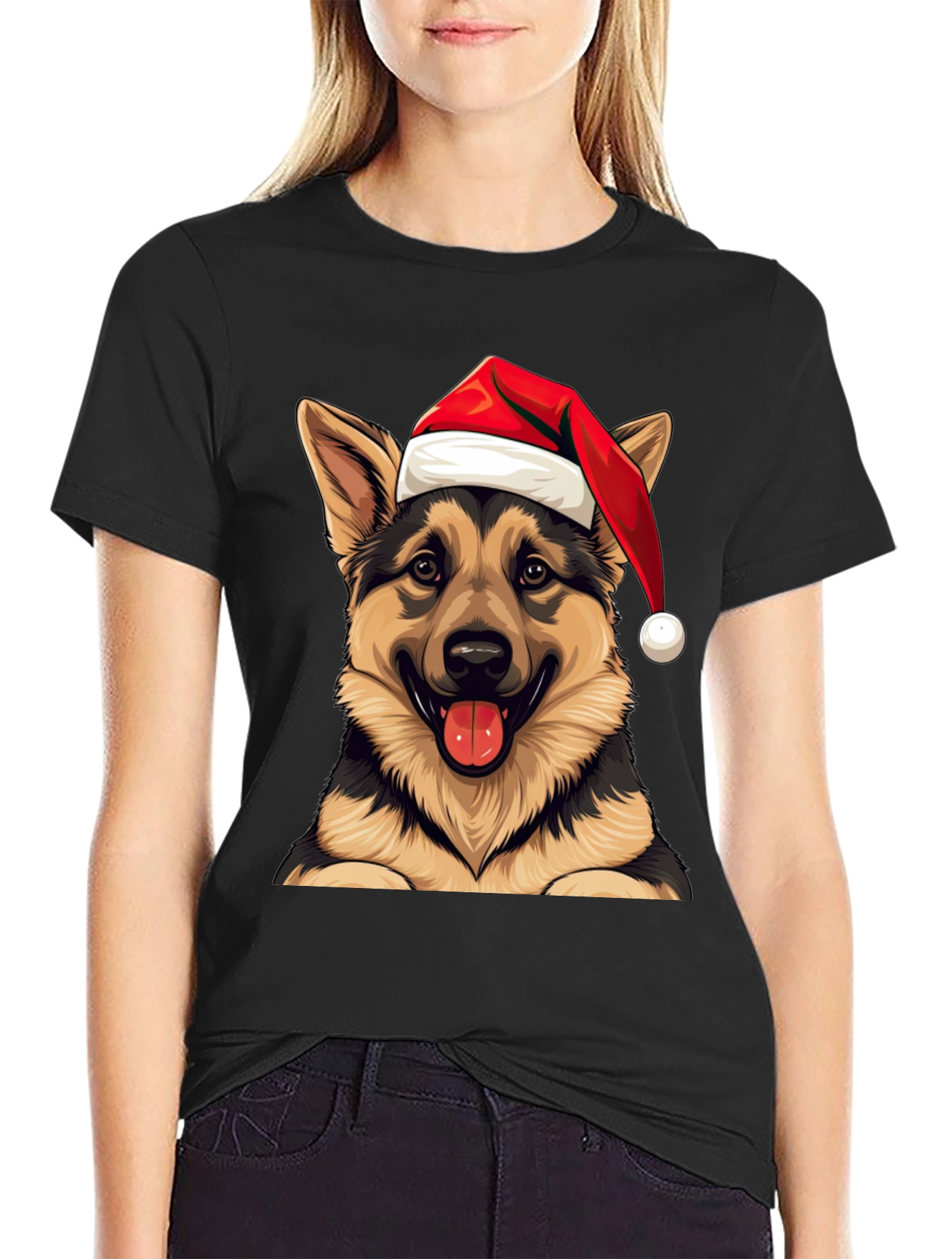 Festive Dog Graphic Tee