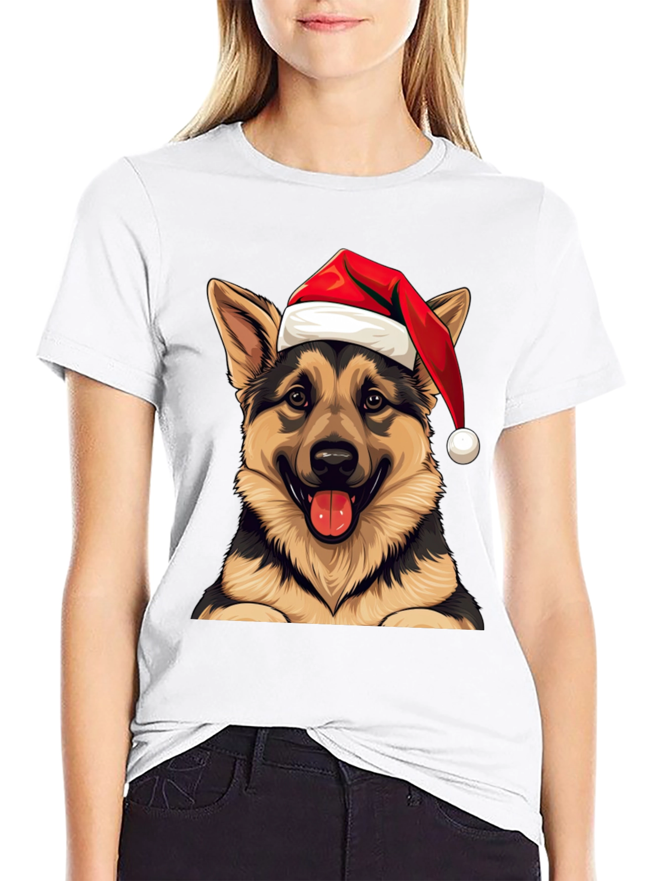 Festive Dog Graphic Tee