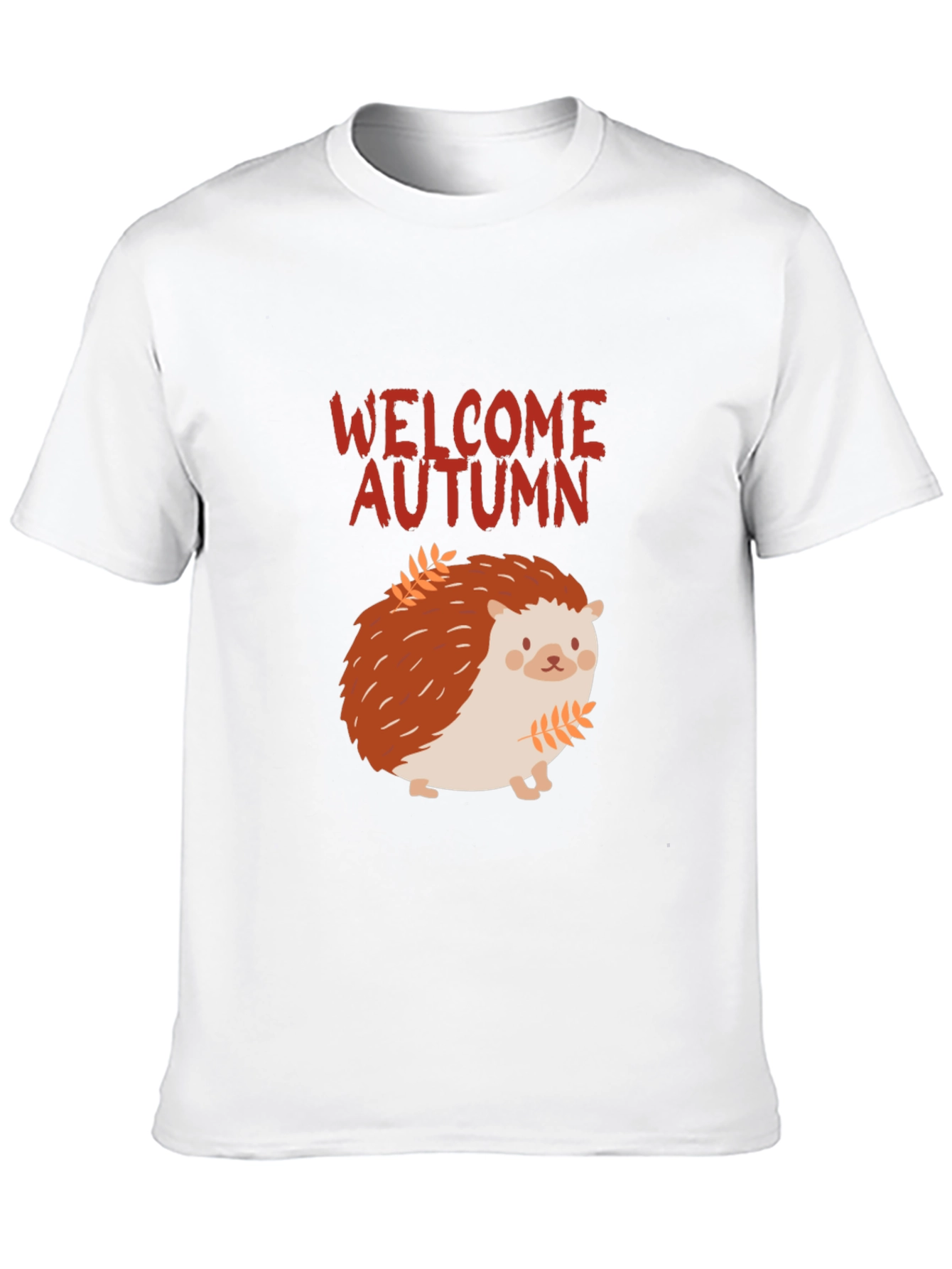 Welcome Autumn Hedgehog Graphic Tee