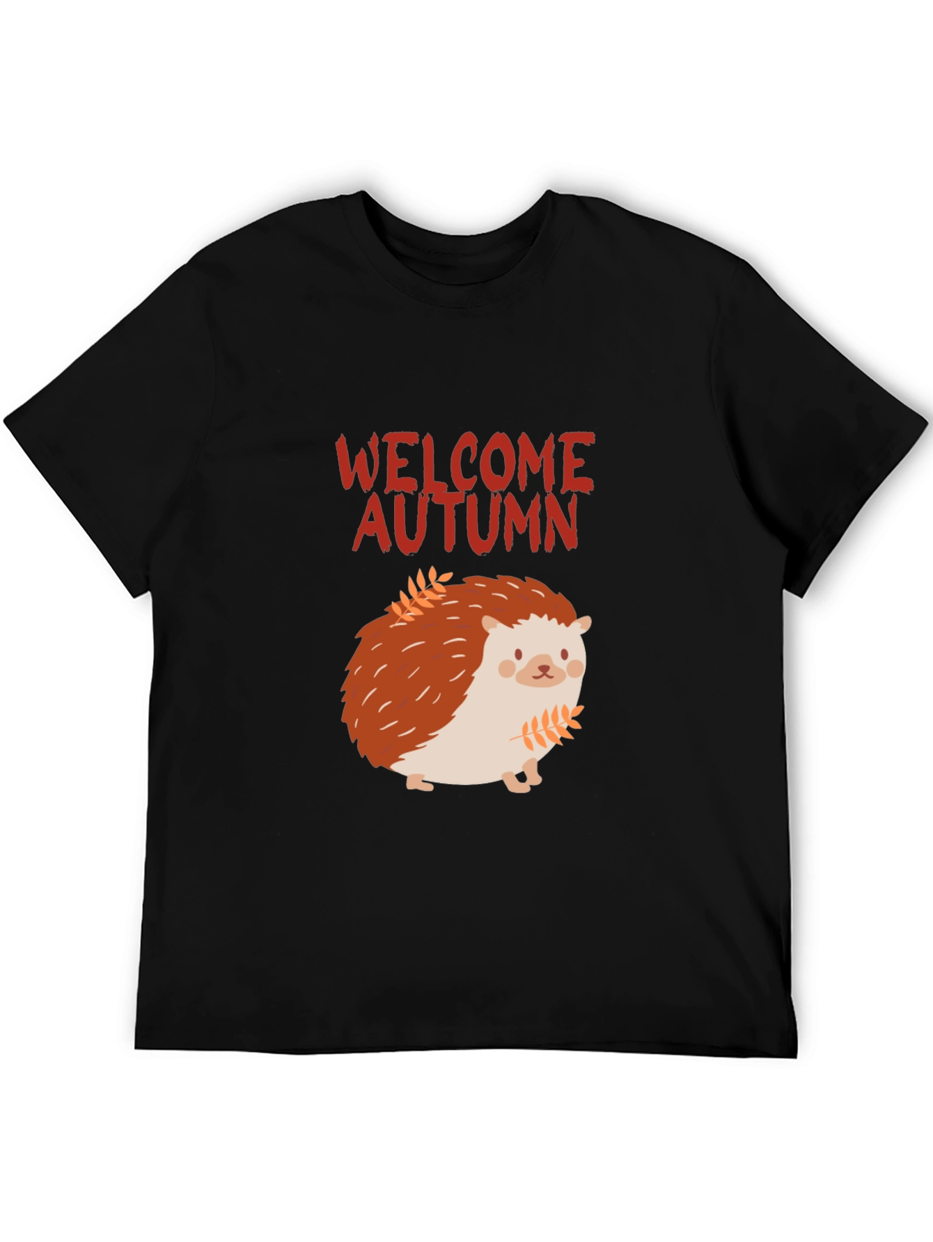 Welcome Autumn Hedgehog Graphic Tee