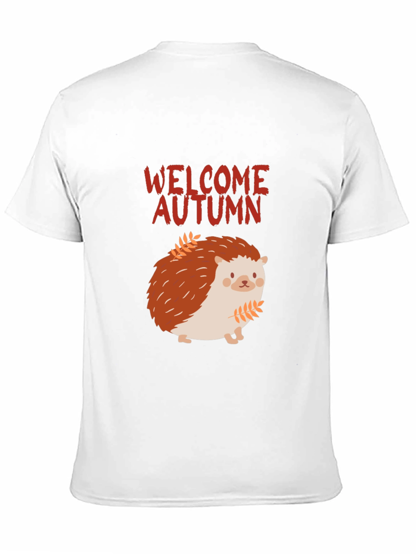 Welcome Autumn Hedgehog Graphic Tee