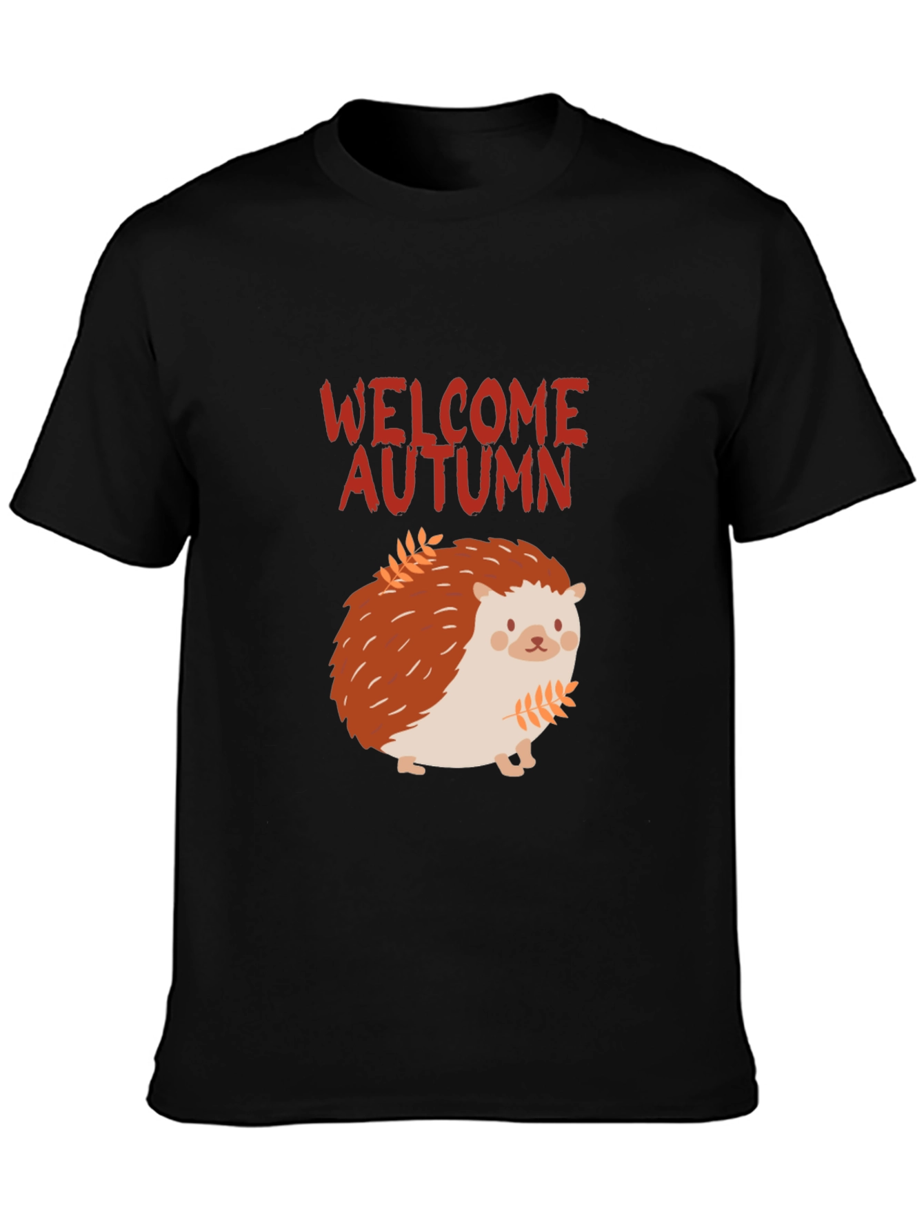 Welcome Autumn Hedgehog Graphic Tee