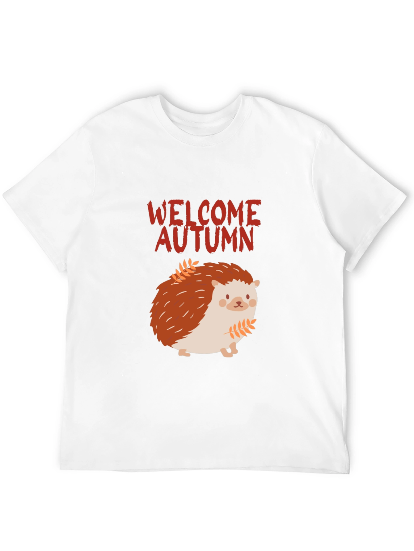 Welcome Autumn Hedgehog Graphic Tee