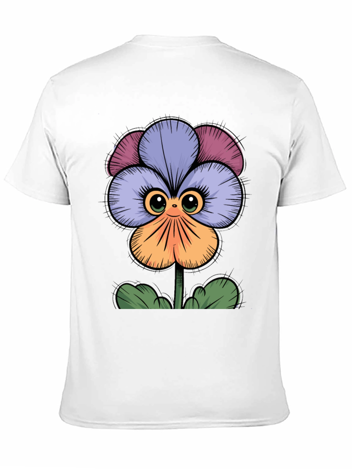 Cute Flower Graphic T-Shirt