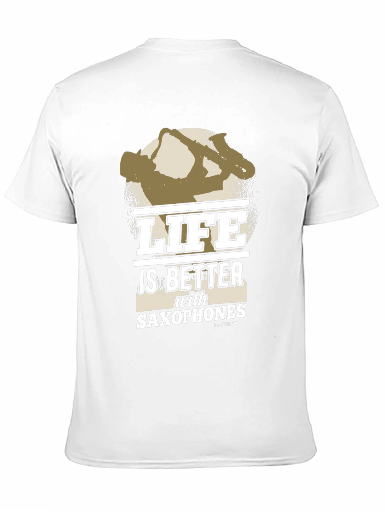 Life is Better with Saxophones T-Shirt - Black