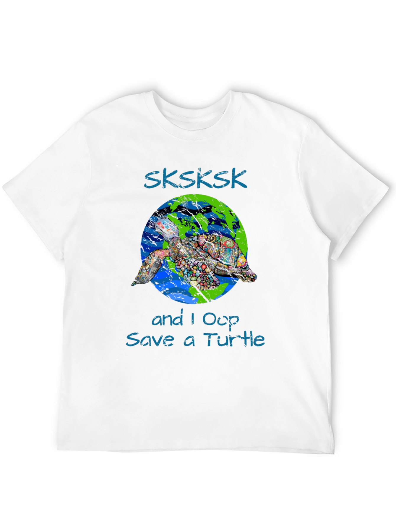 Save the Turtle Graphic T-Shirt - SKSKSK