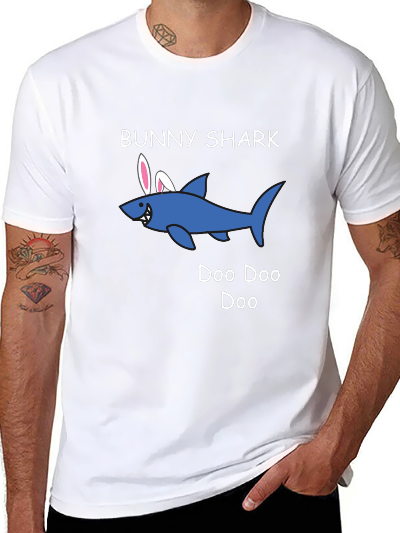 Bunny Shark Doo Doo Doo T-Shirt