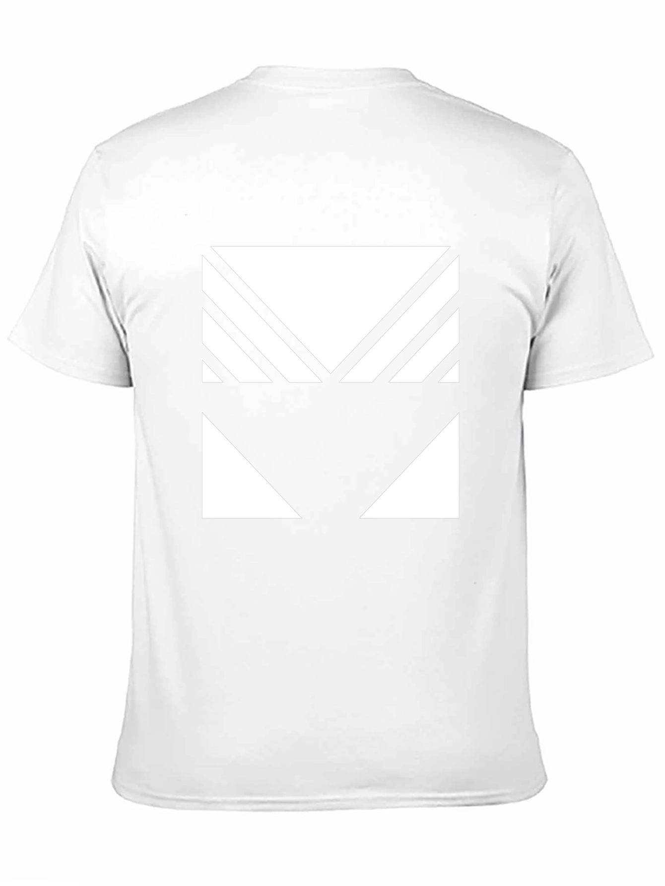 Geometric Graphic Tee - Modern Black T-Shirt