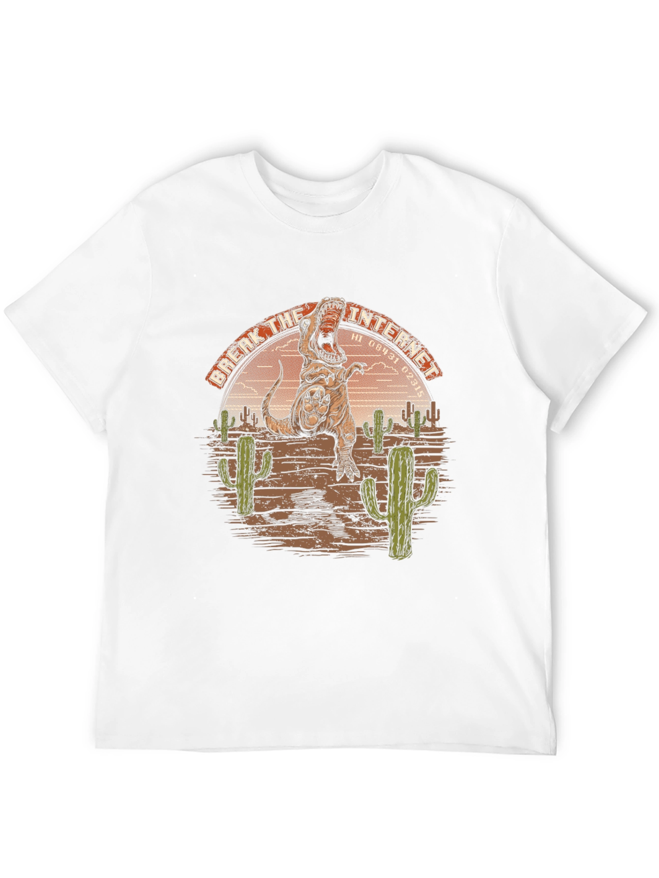 Break the Internet T-Rex Graphic Tee