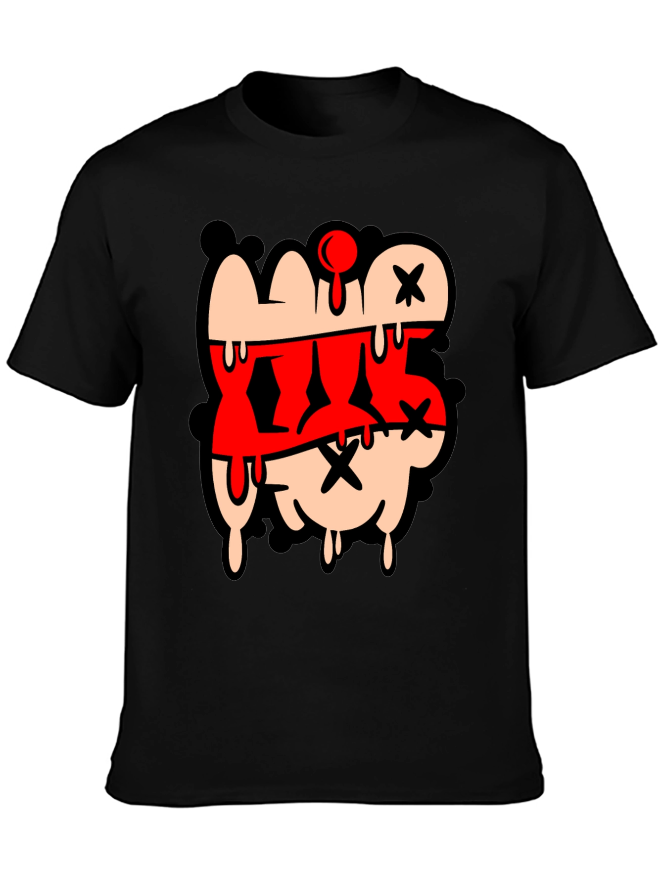 XXX Graphic T-Shirt - Black Crew Neck Tee