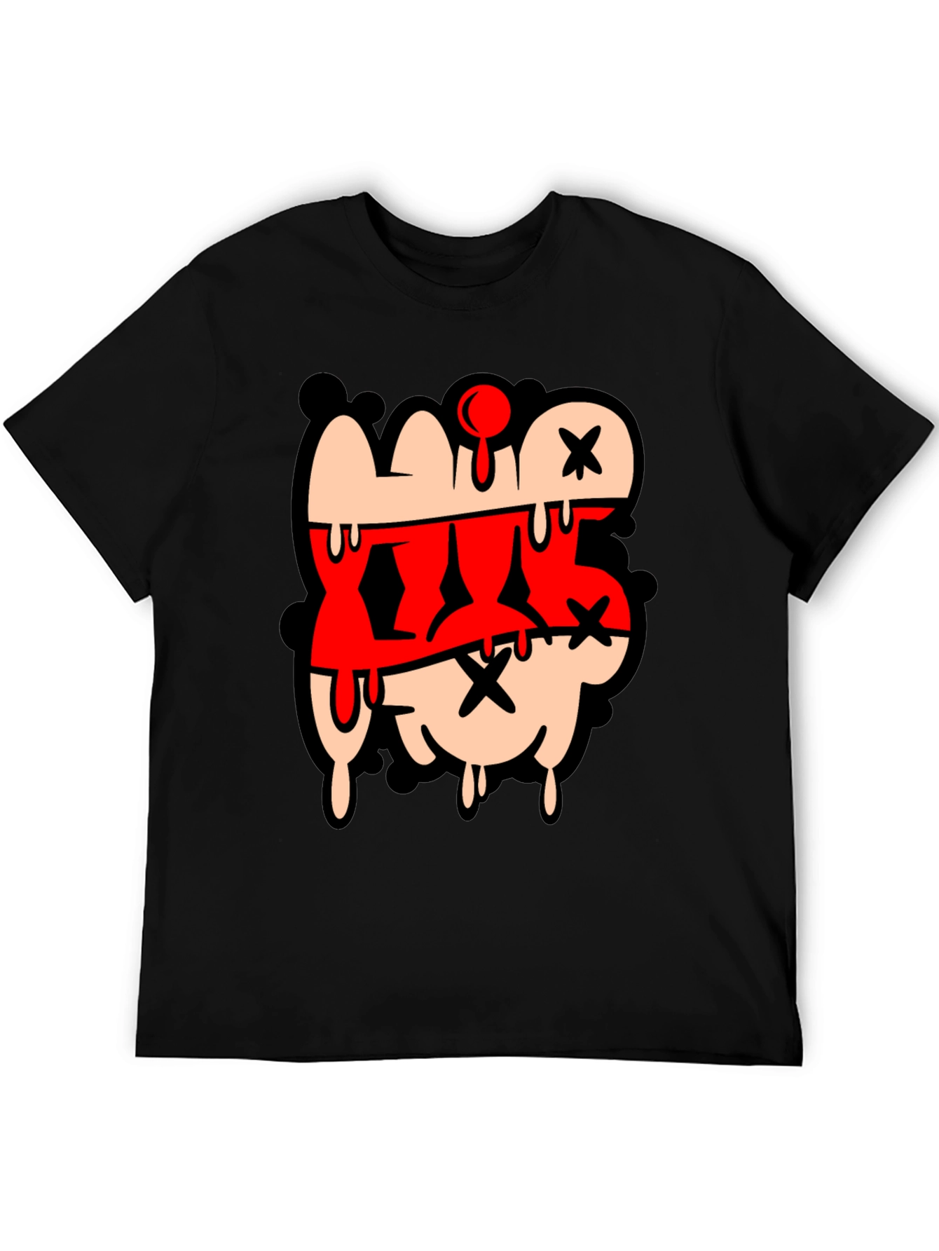 XXX Graphic T-Shirt - Black Crew Neck Tee
