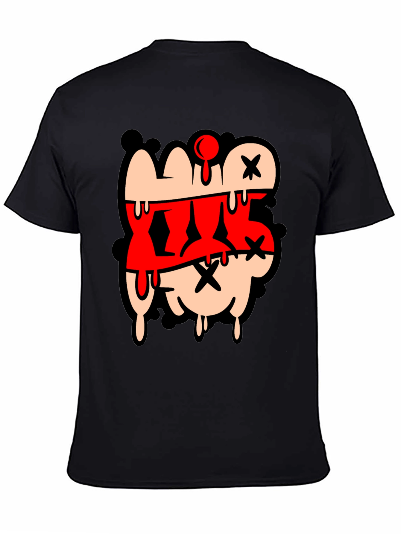 XXX Graphic T-Shirt - Black Crew Neck Tee