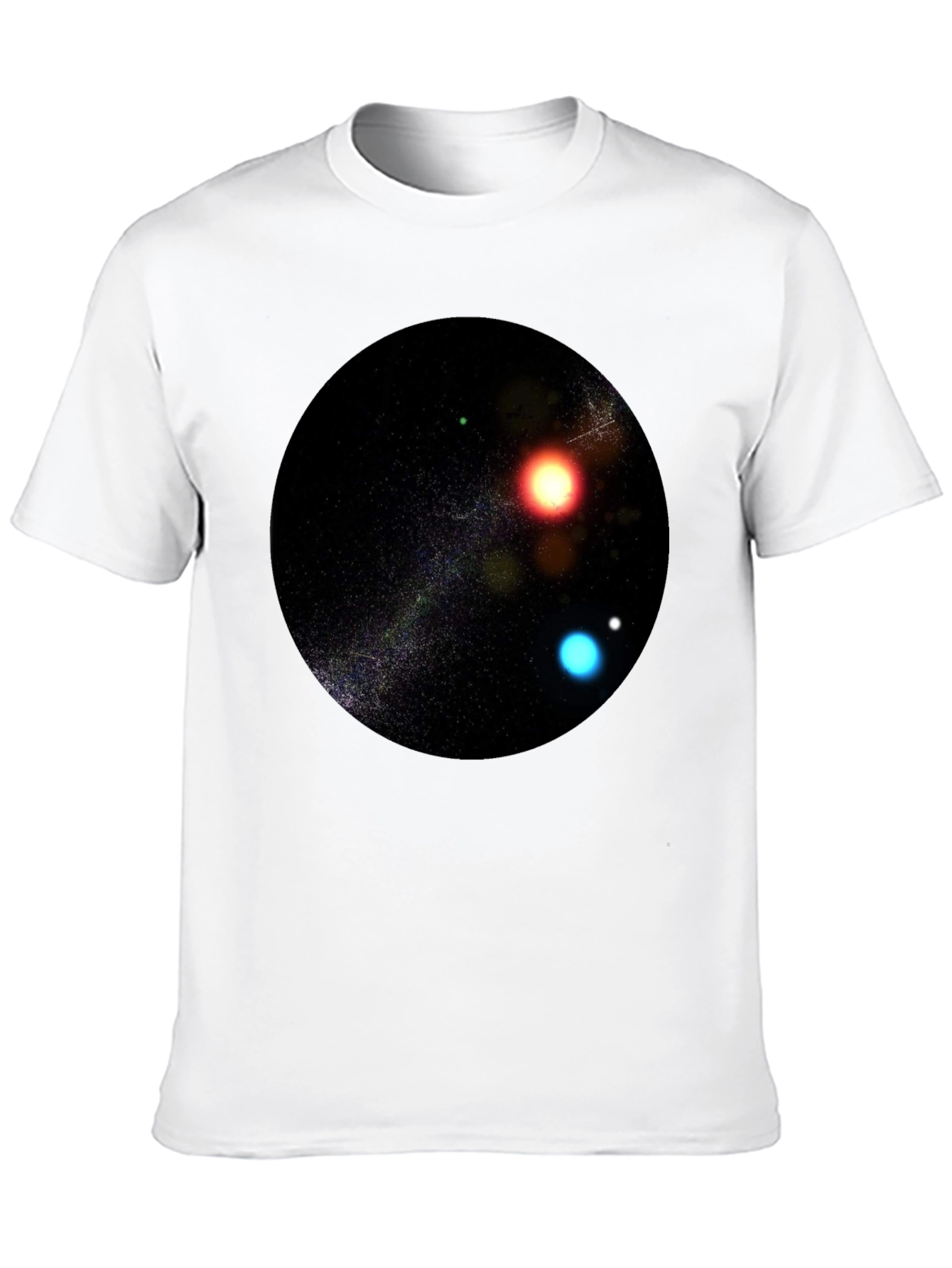 Galaxy Sphere Graphic Tee - Black
