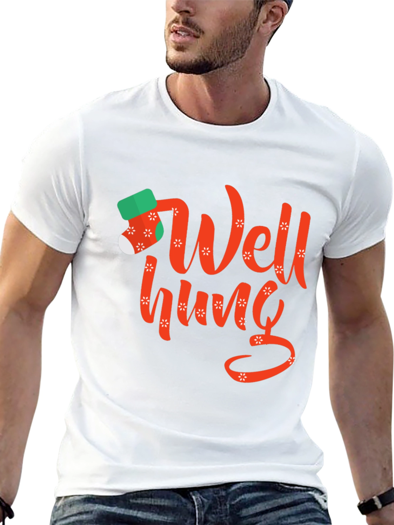 Well Hung Christmas T-Shirt