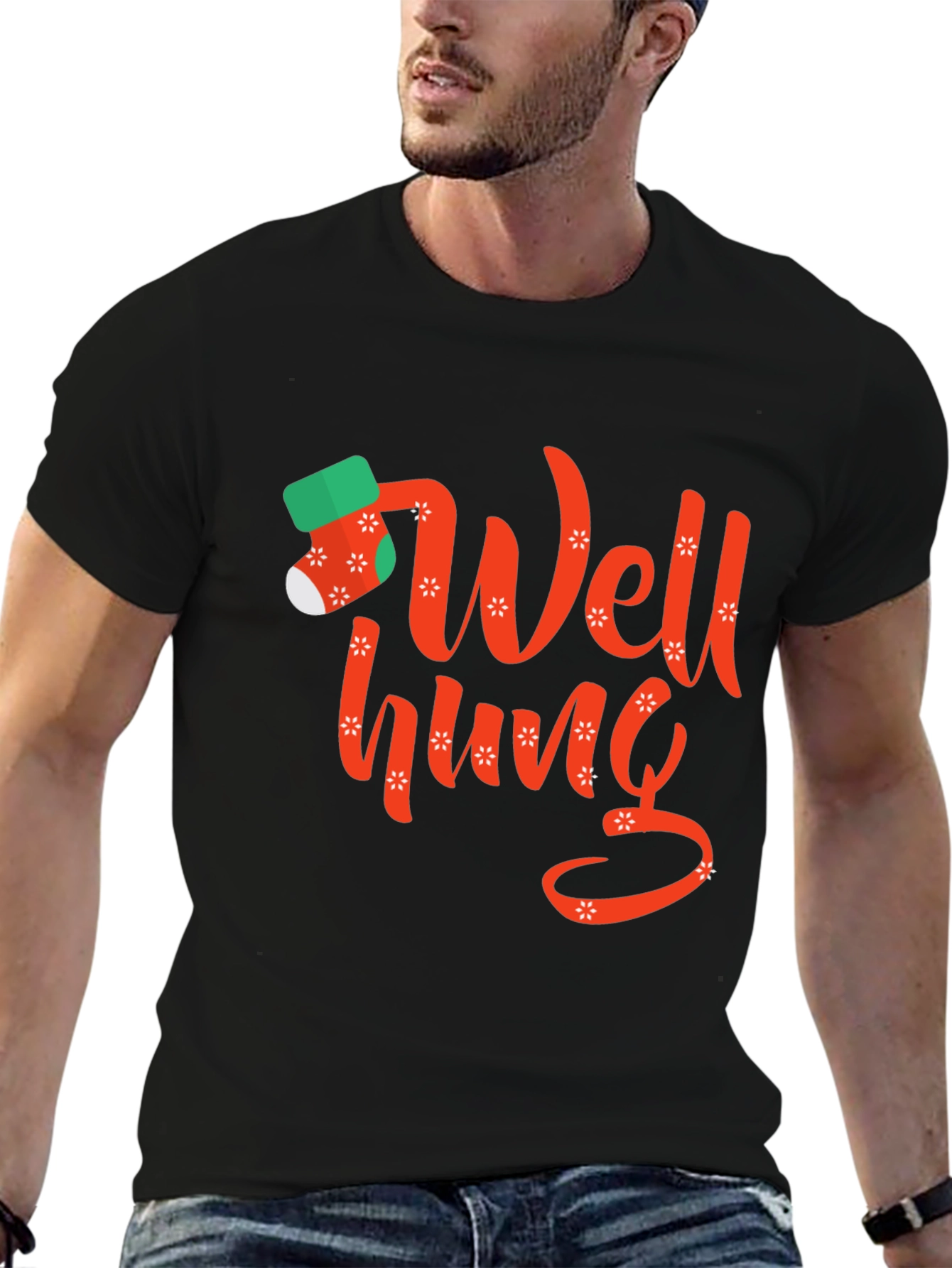 Well Hung Christmas T-Shirt