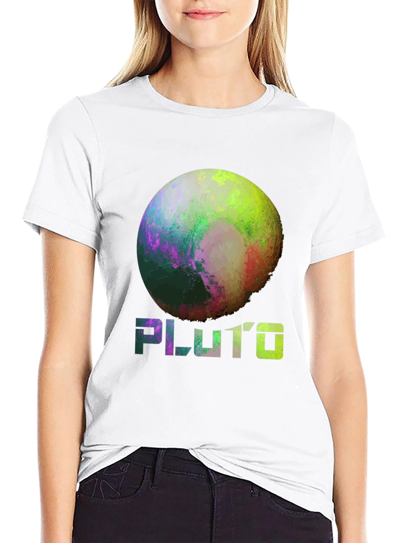 Pluto Planet Graphic Tee - Space Lover T-Shirt