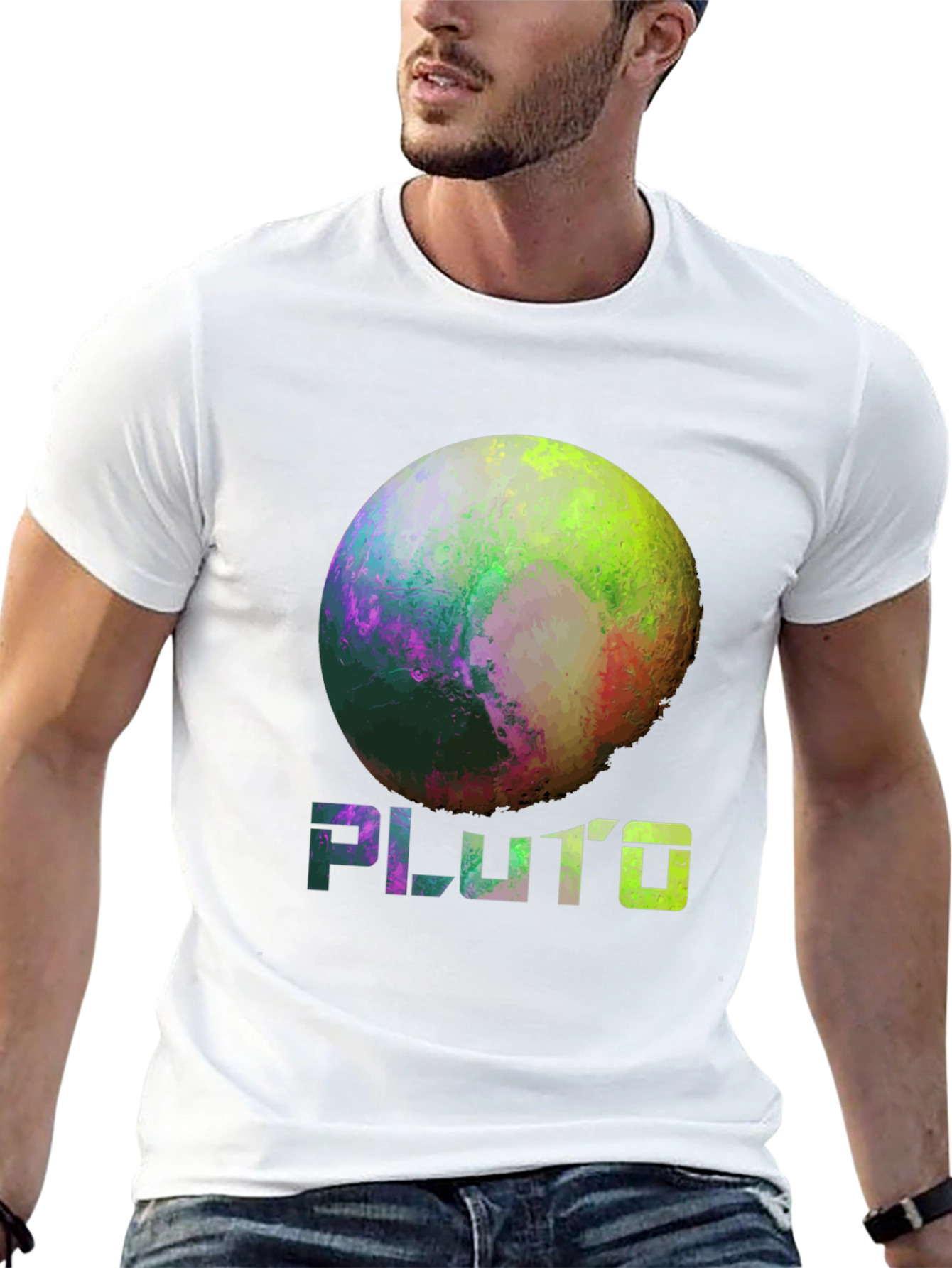 Pluto Planet Graphic Tee - Space Lover T-Shirt